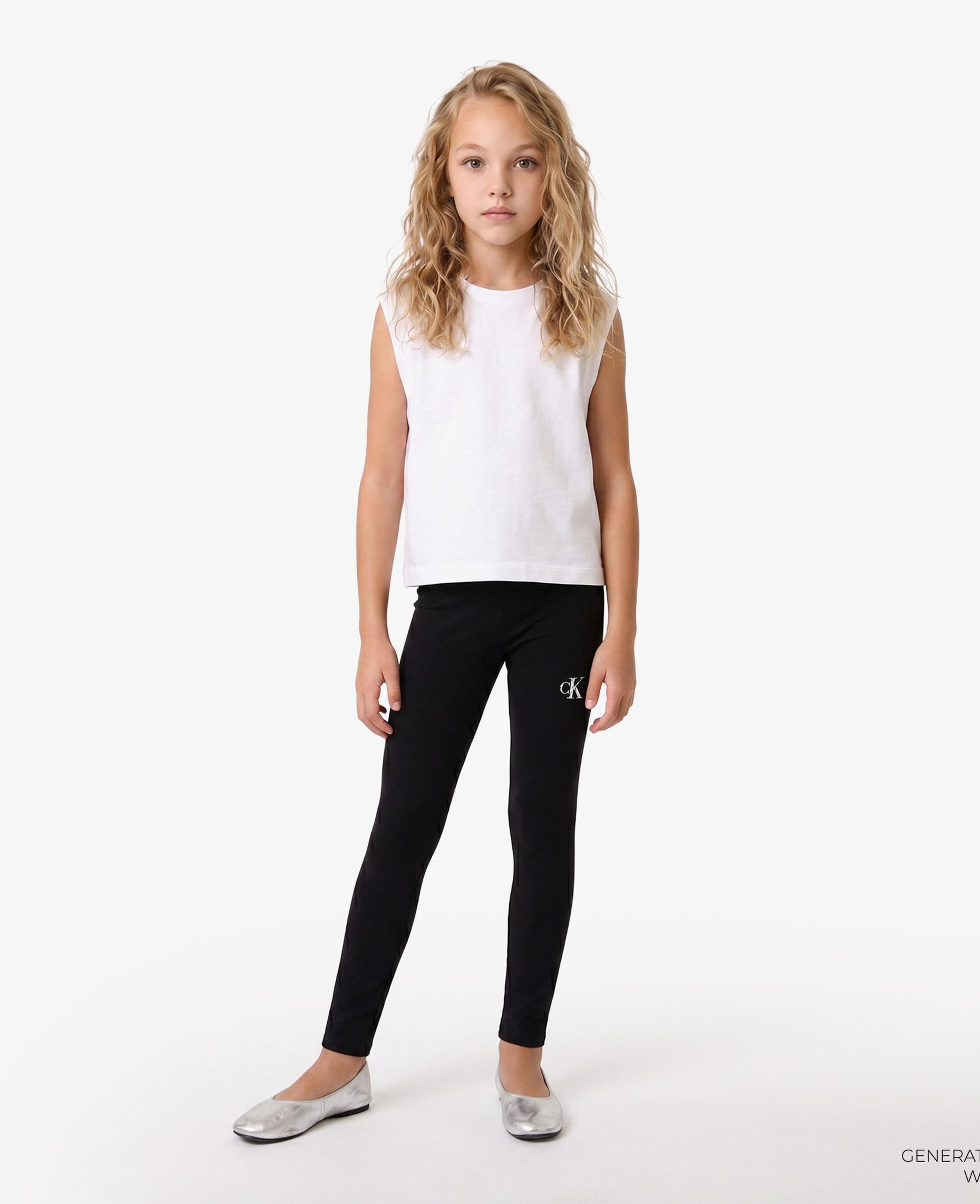 Calvin Klein Jeans Logo Çocuk Siyah Eşofman Altı