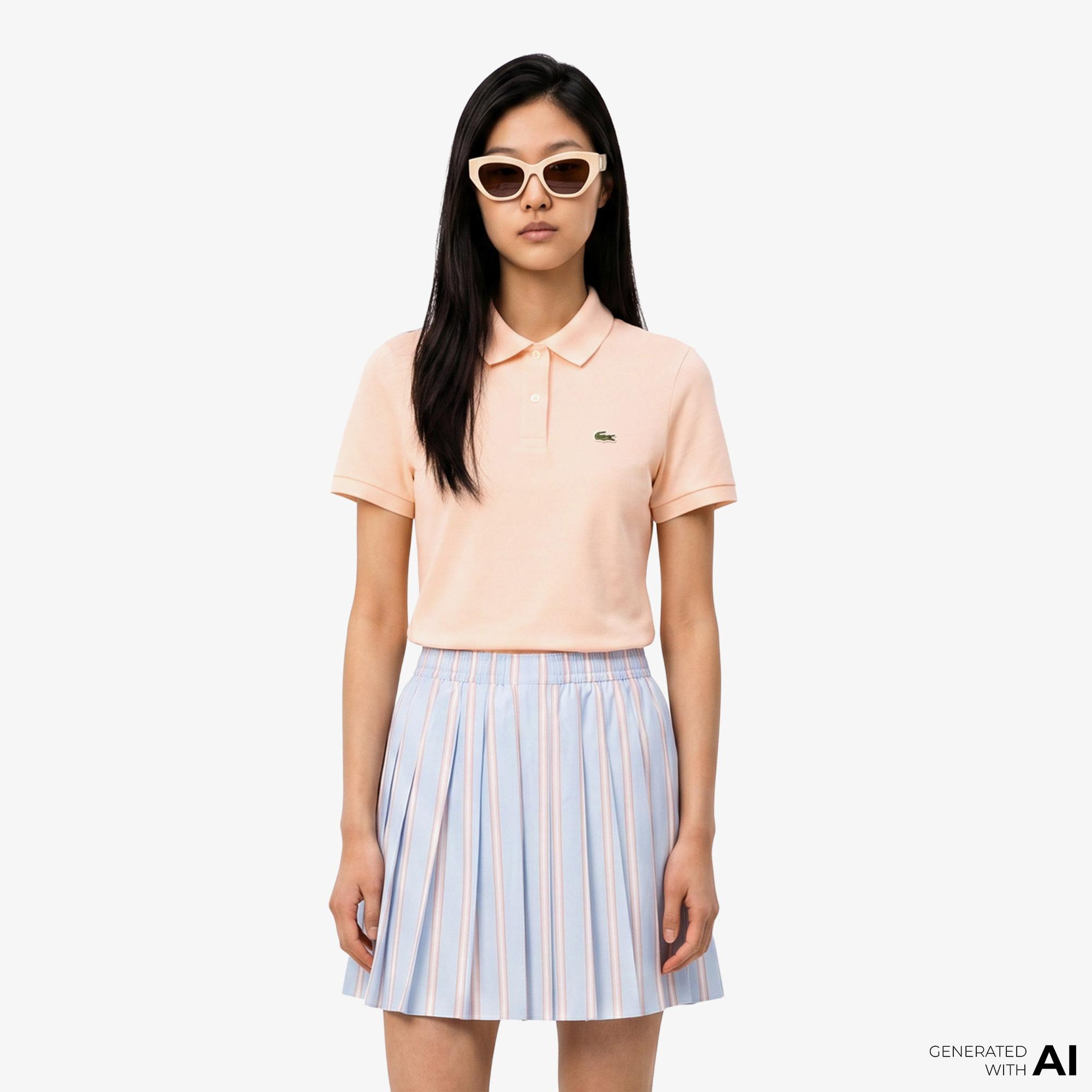 Kadın Regular Fit Pembe Polo