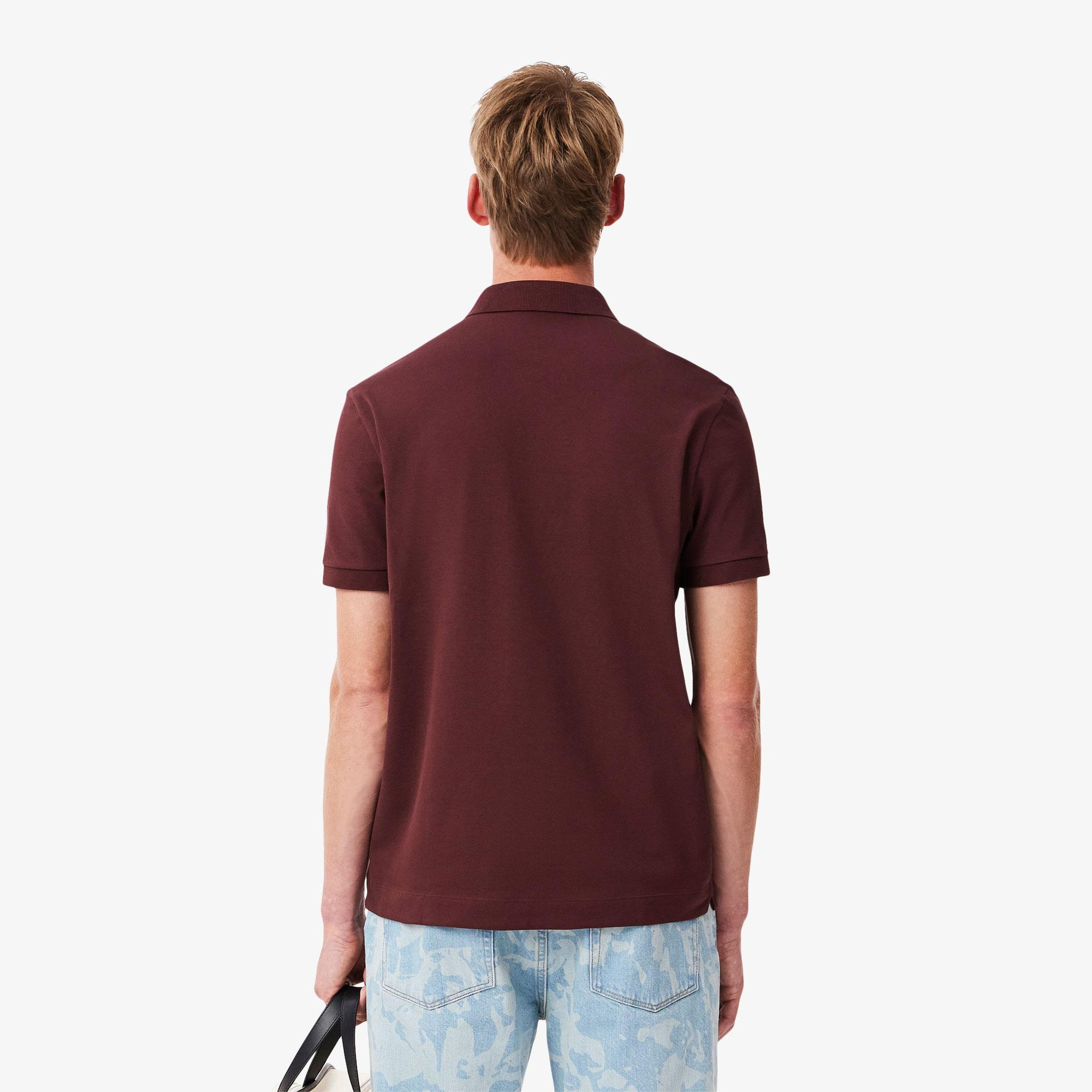 Lacoste Paris Erkek Regular Fit Bordo Polo