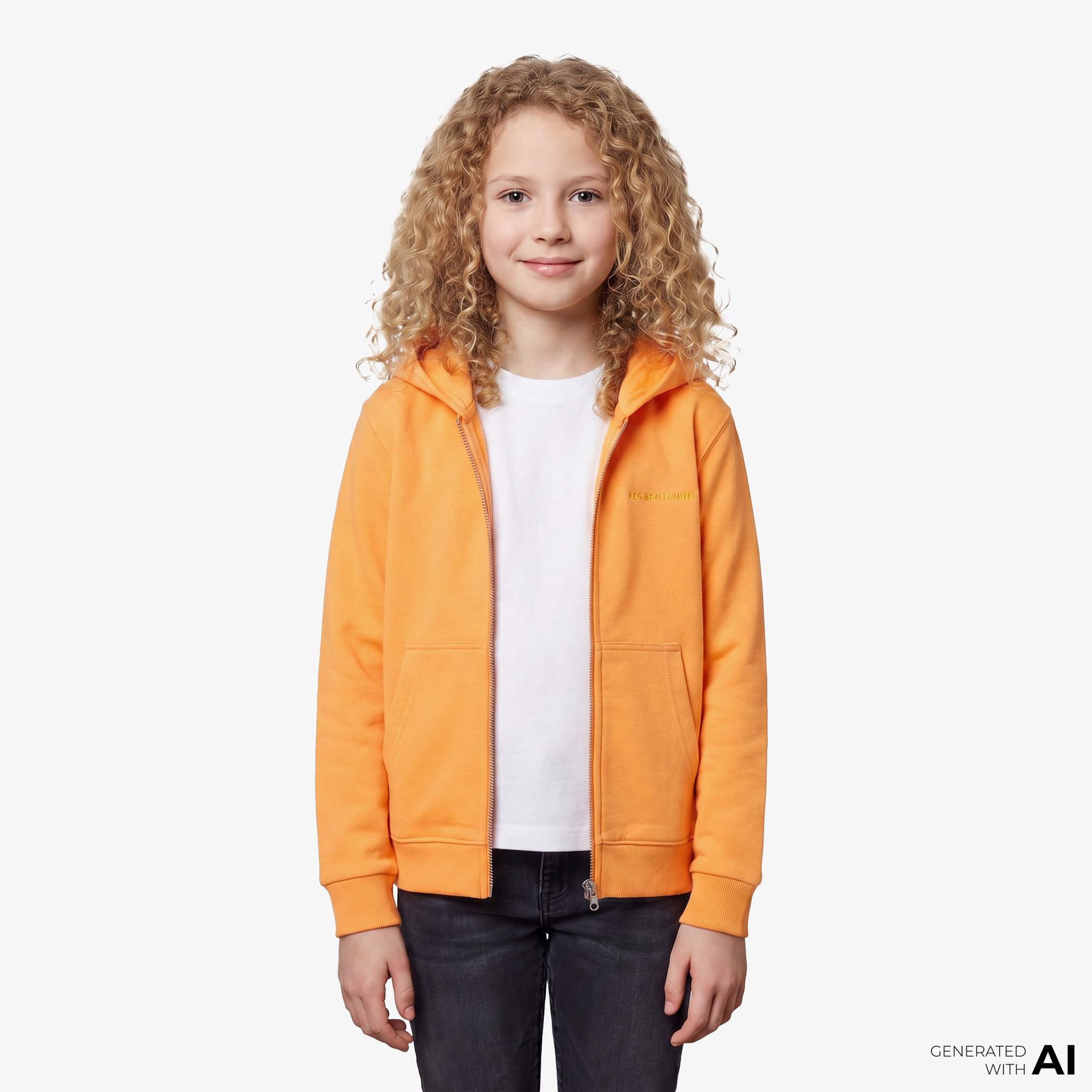 Les Benjamins Essential Çocuk Turuncu Sweatshirt