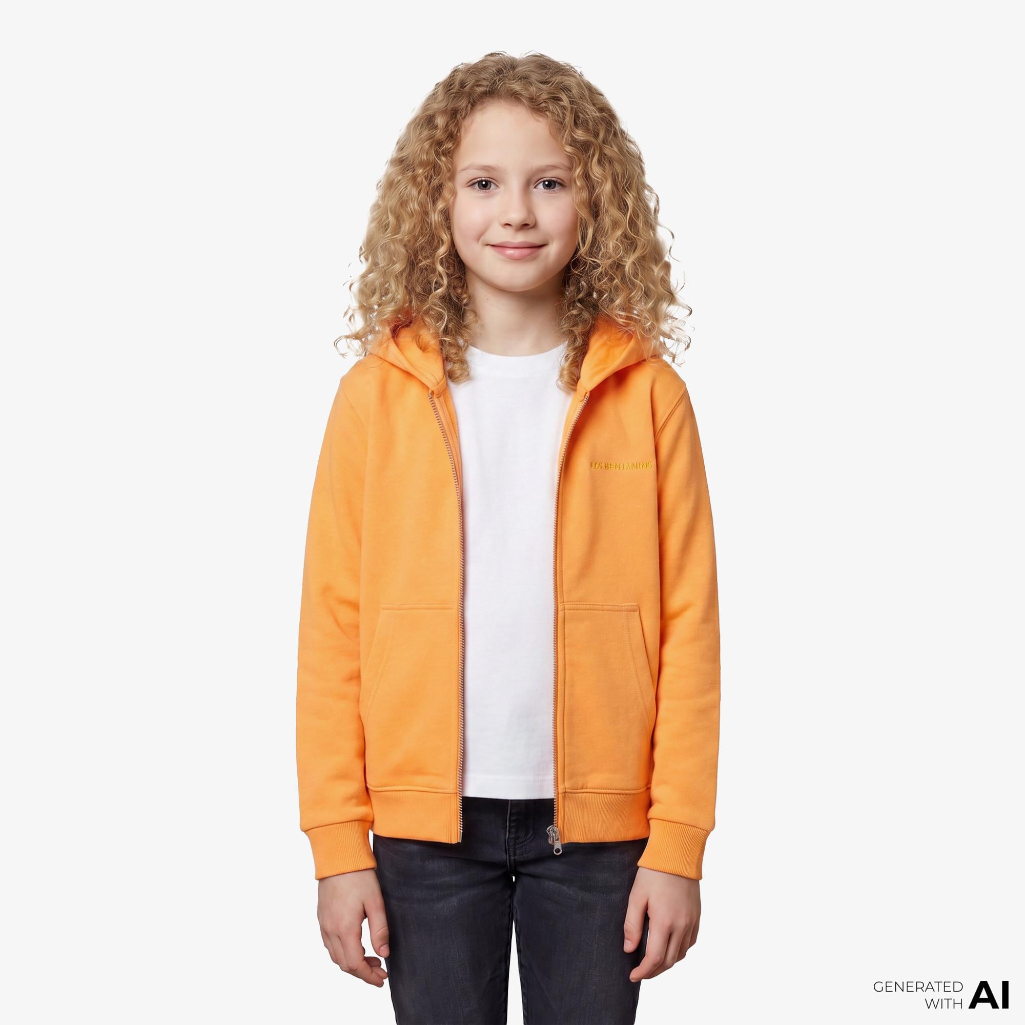 Les Benjamins Essential Çocuk Turuncu Sweatshirt
