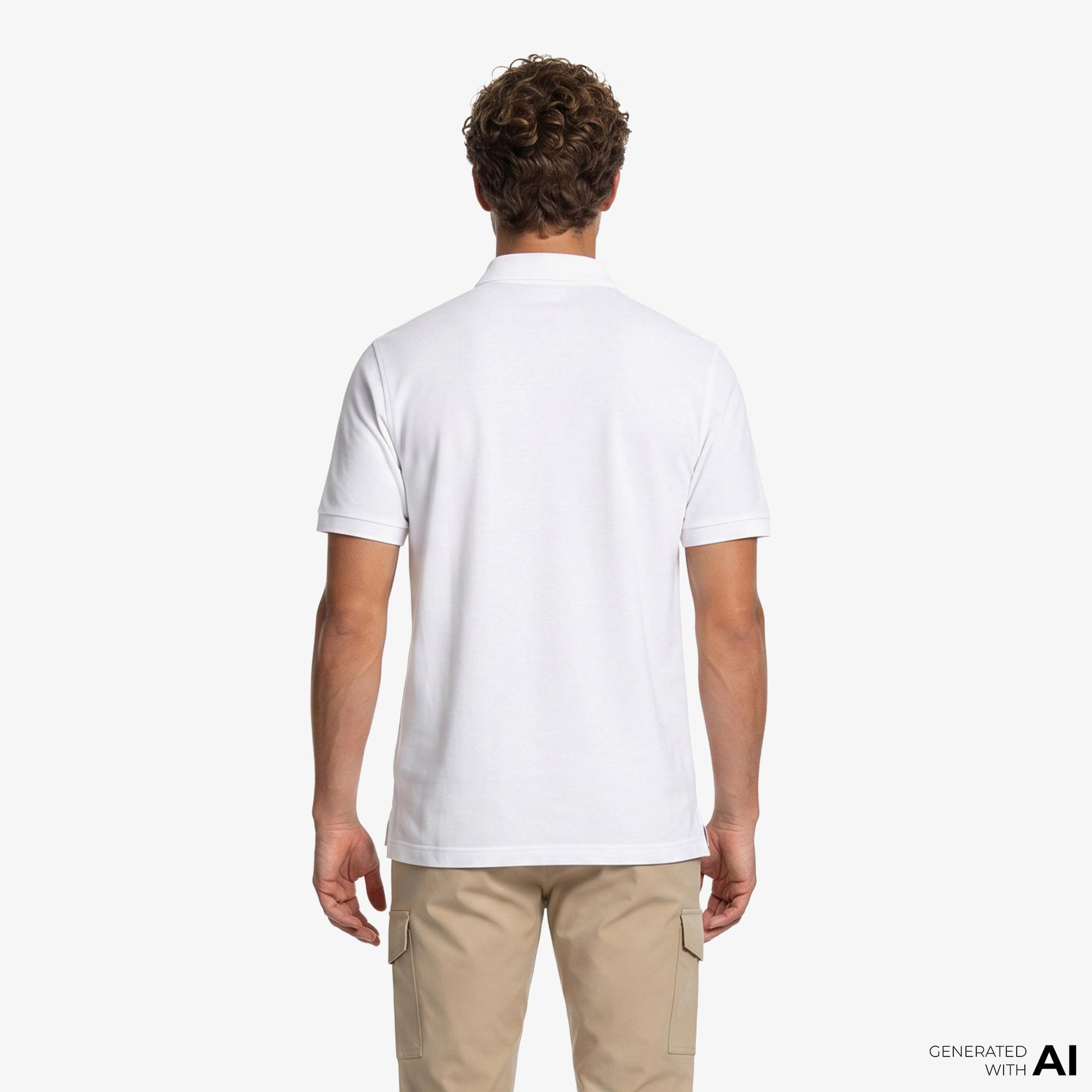 Columbia Cascade Range Solid II Erkek Beyaz Polo