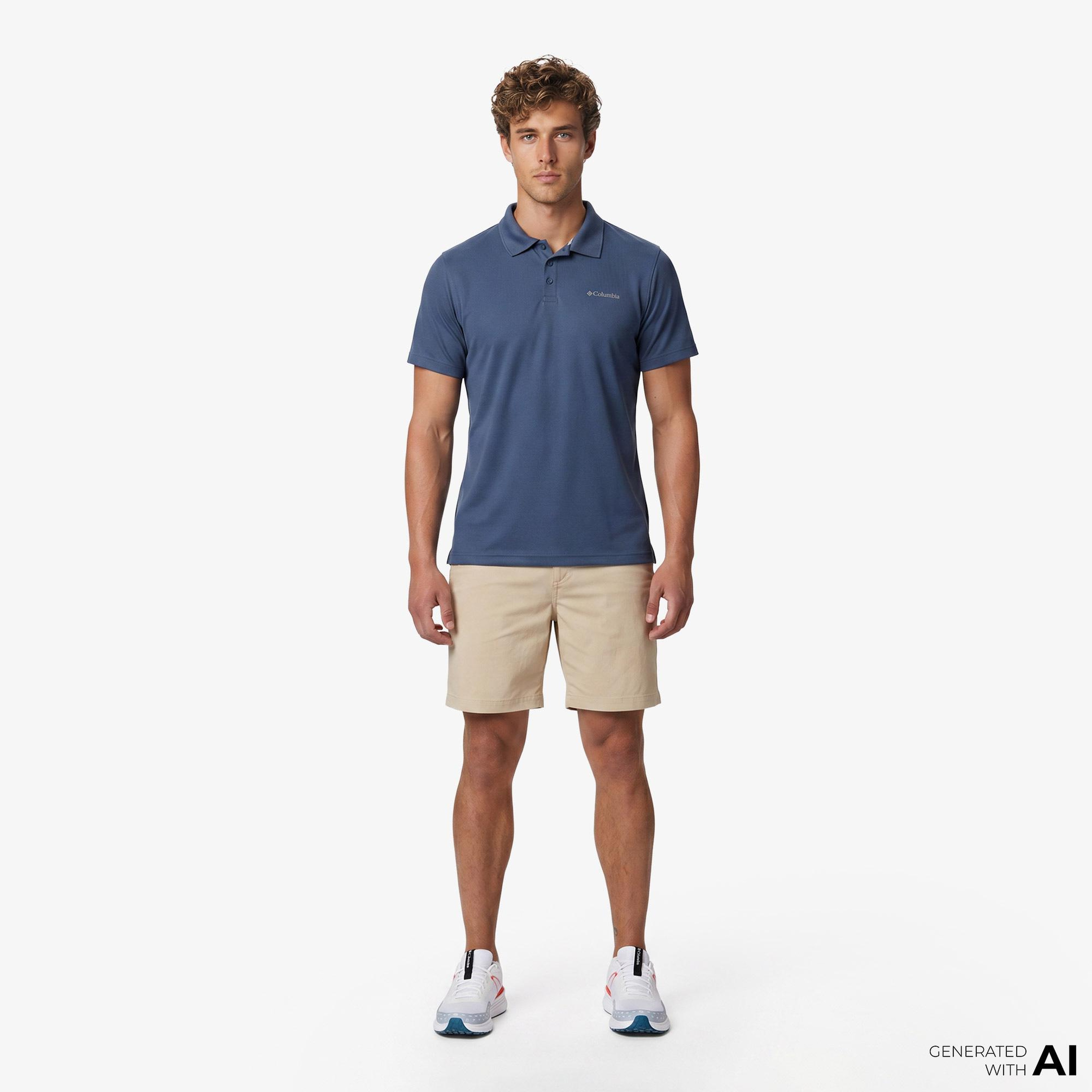 Columbia Utilizer Erkek Mavi Polo