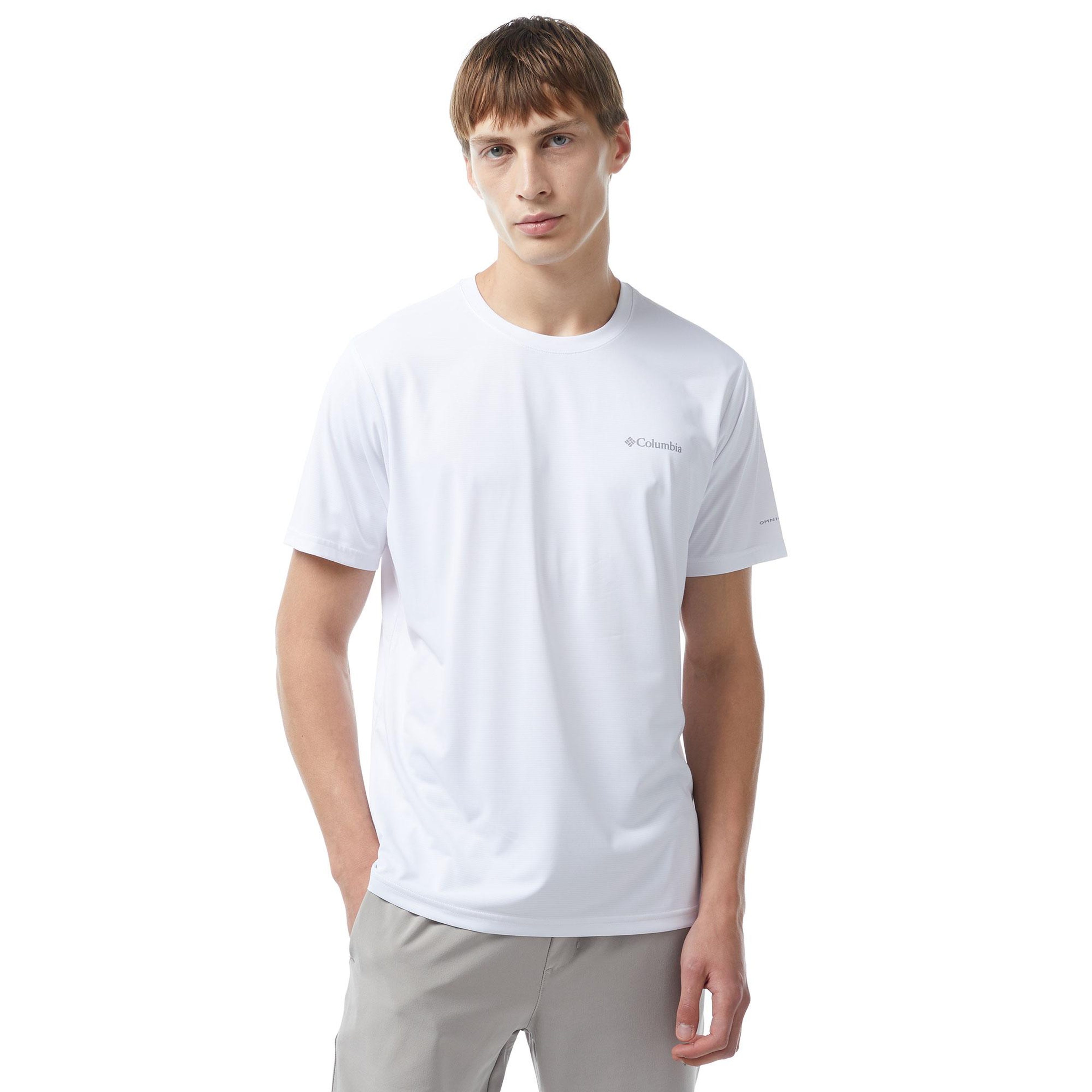 Columbia Hike Erkek Beyaz Günlük T-Shirt