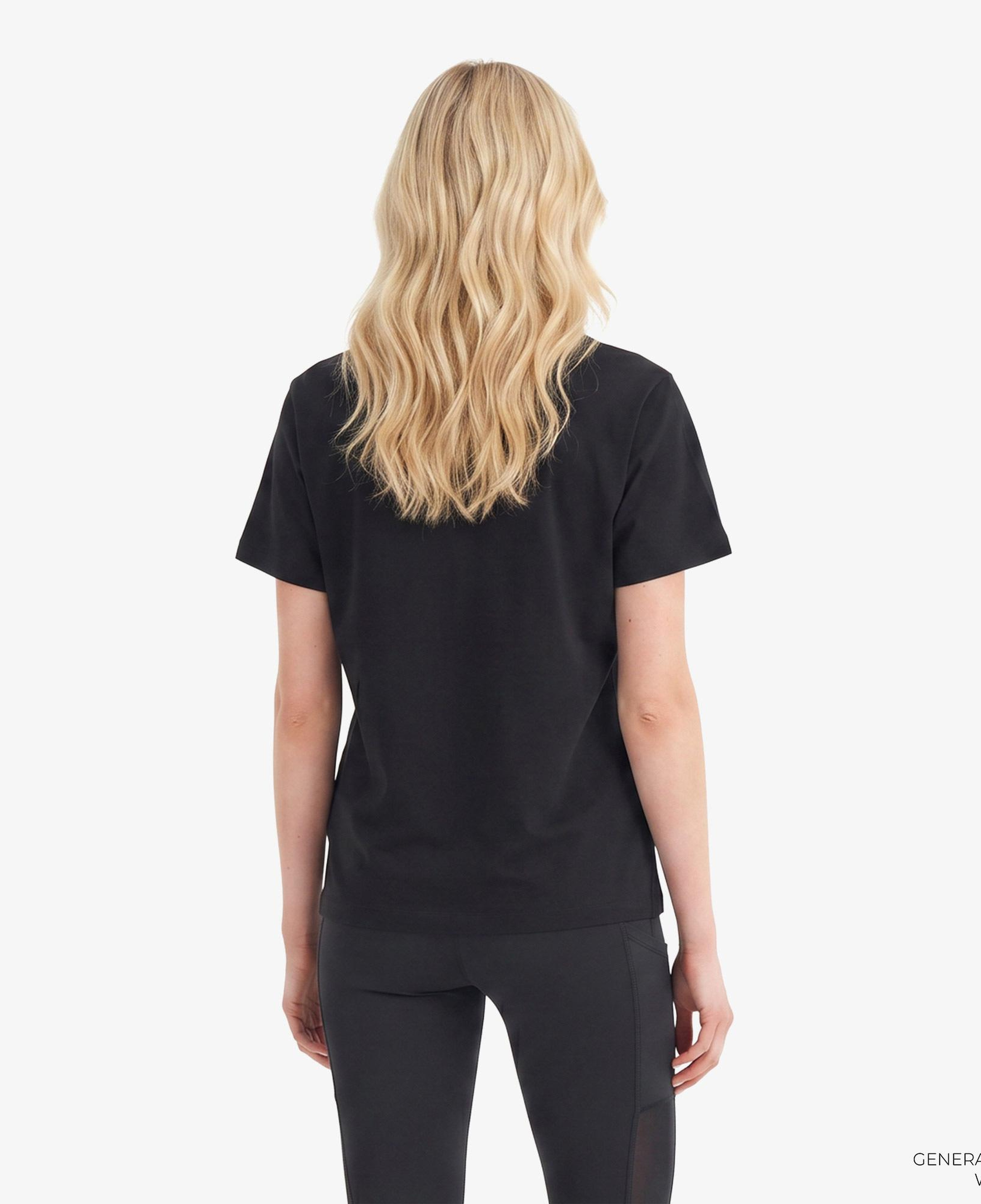 Columbia Stacked Mini Gem Logo Kadın Siyah T-Shirt