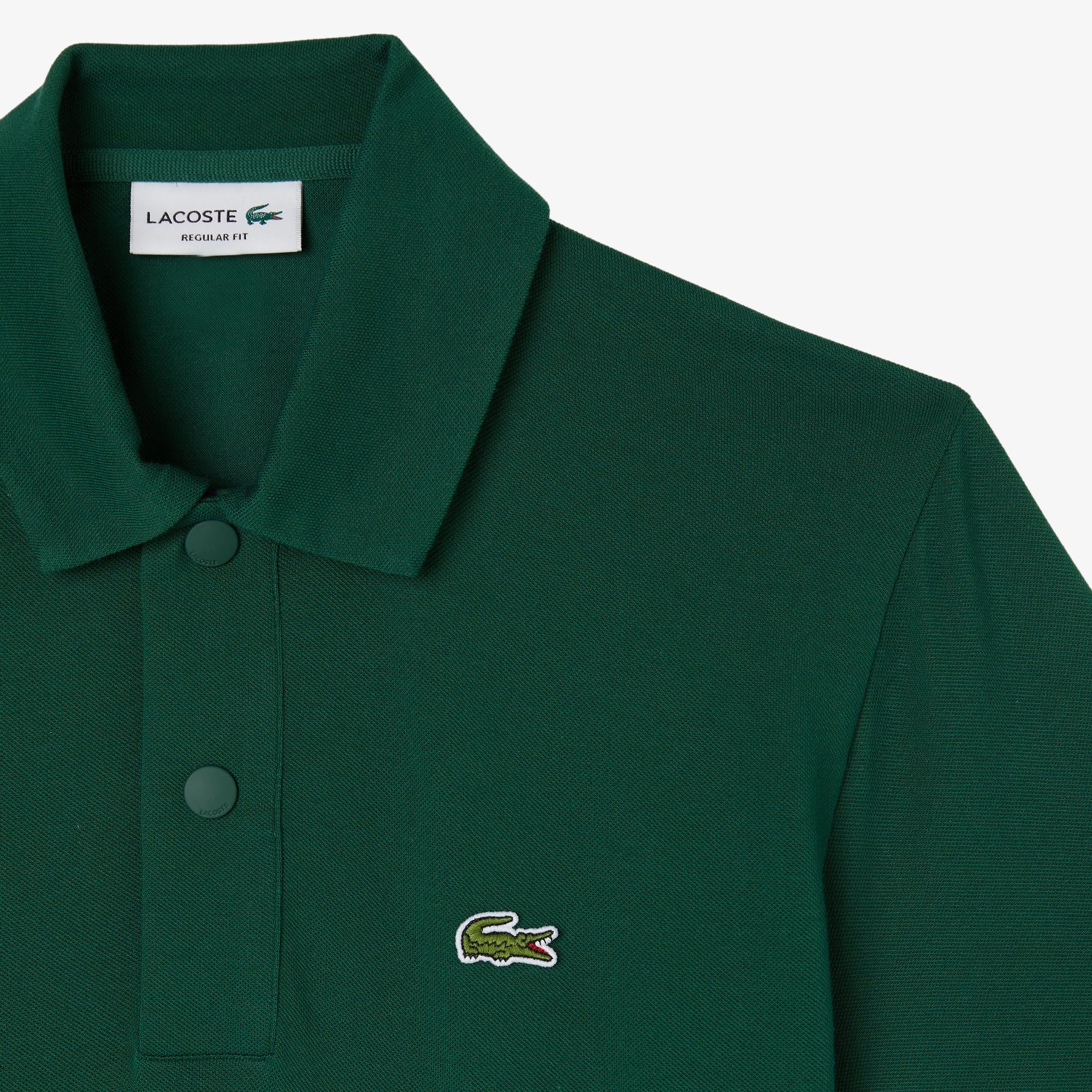 Erkek Regular Fit Koyu Yeşil Polo