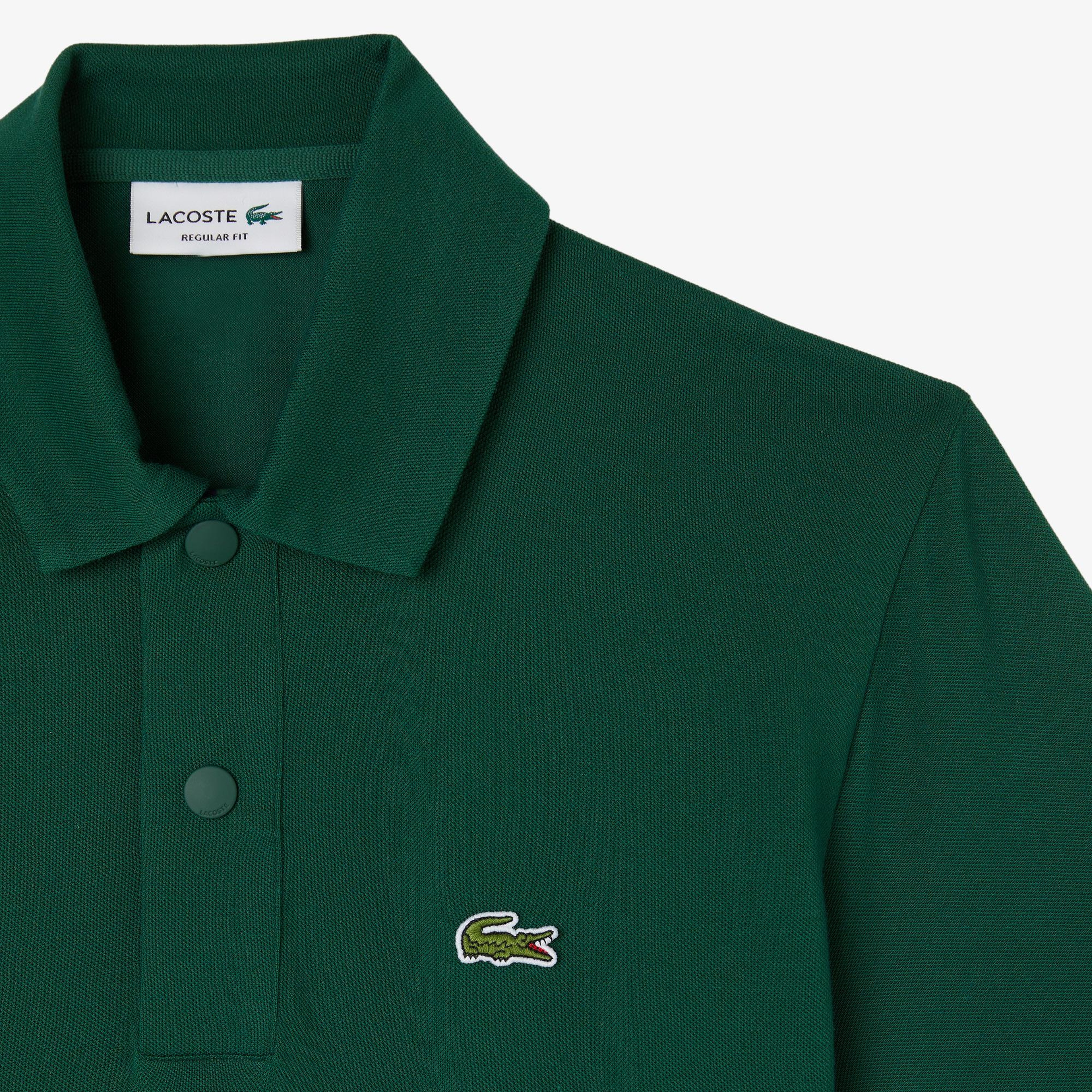 Erkek Regular Fit Koyu Yeşil Polo