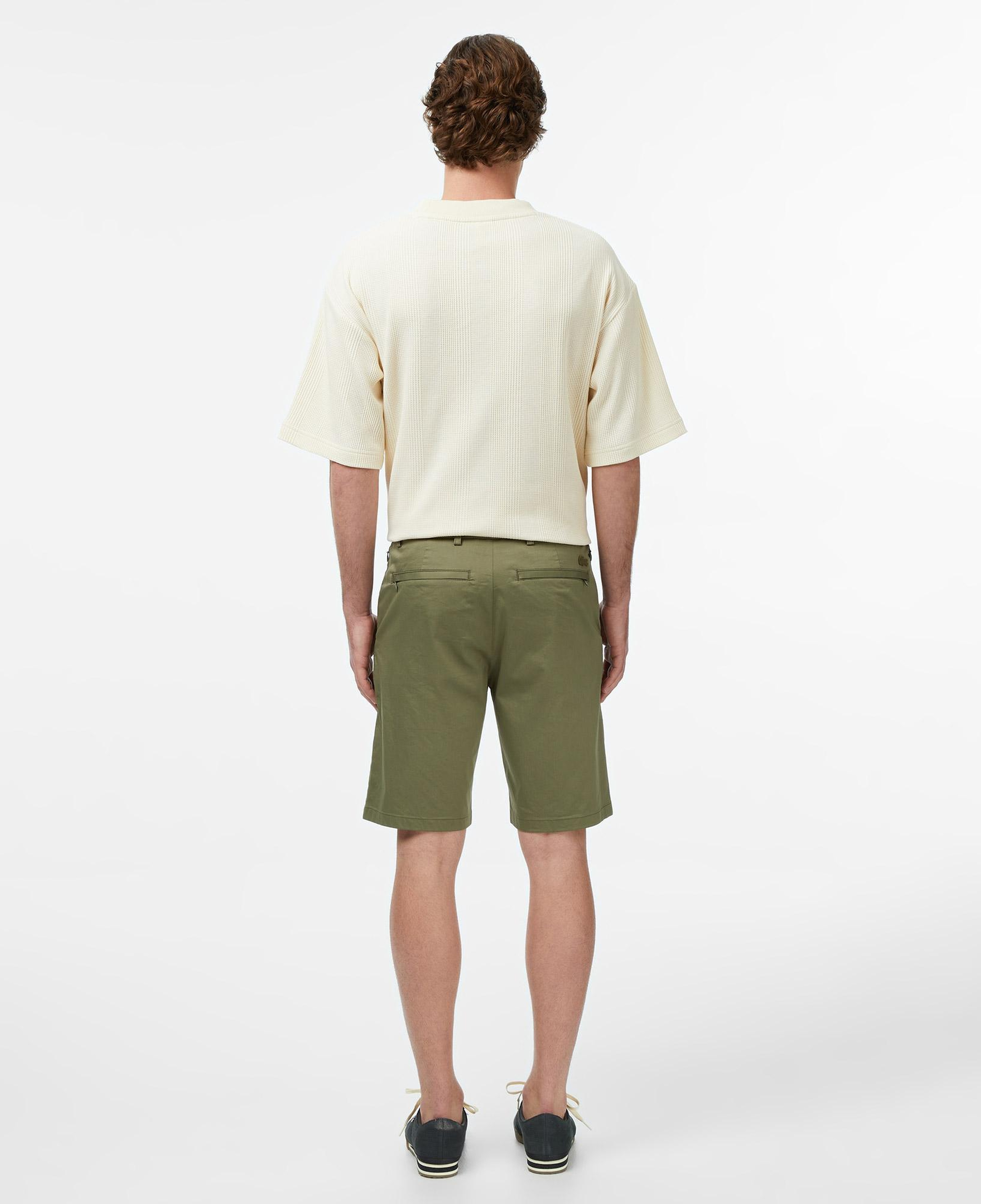 Erkek Regular Fit Haki Bermuda Şort