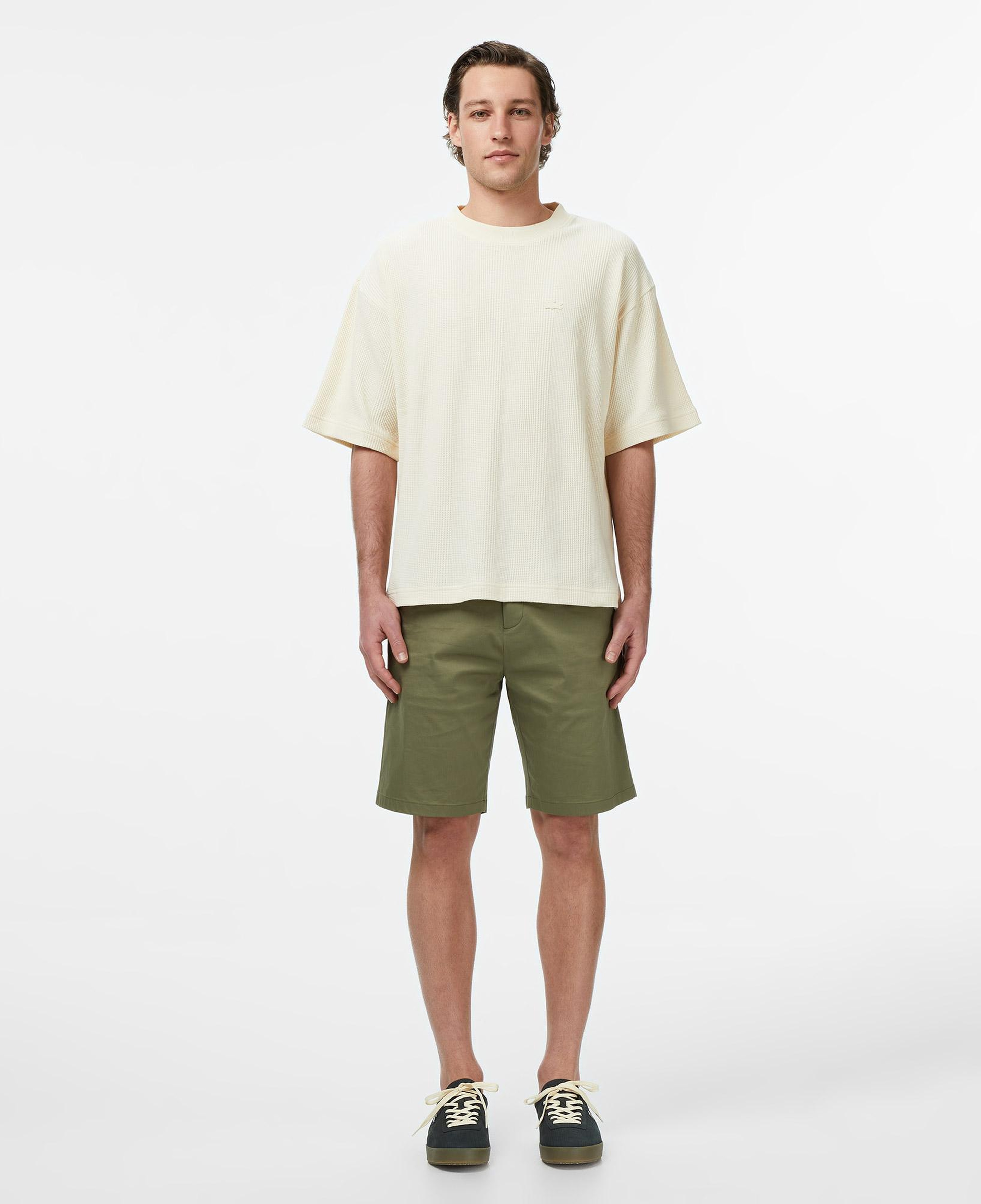Erkek Regular Fit Haki Bermuda Şort