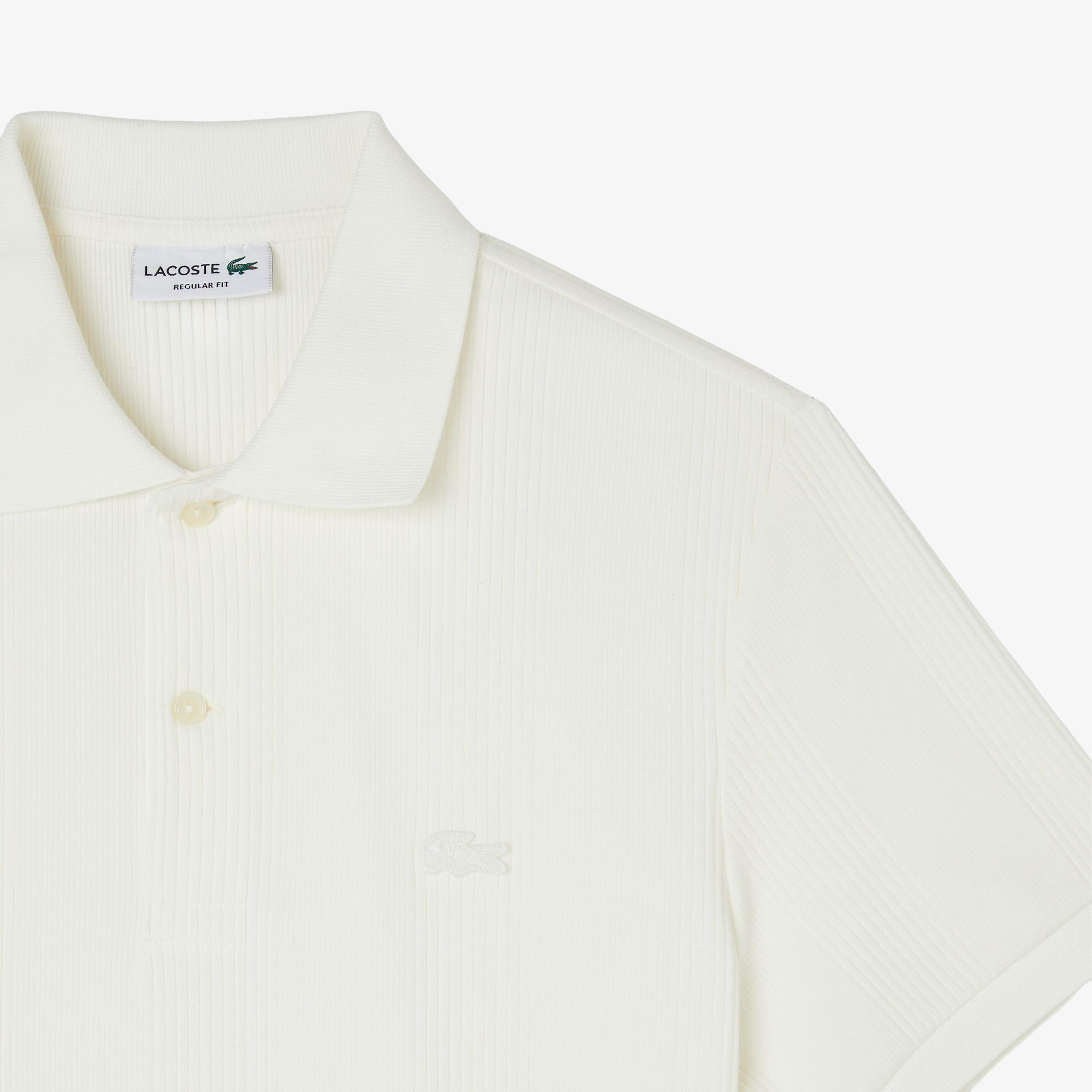 Erkek Classic Fit Beyaz Polo