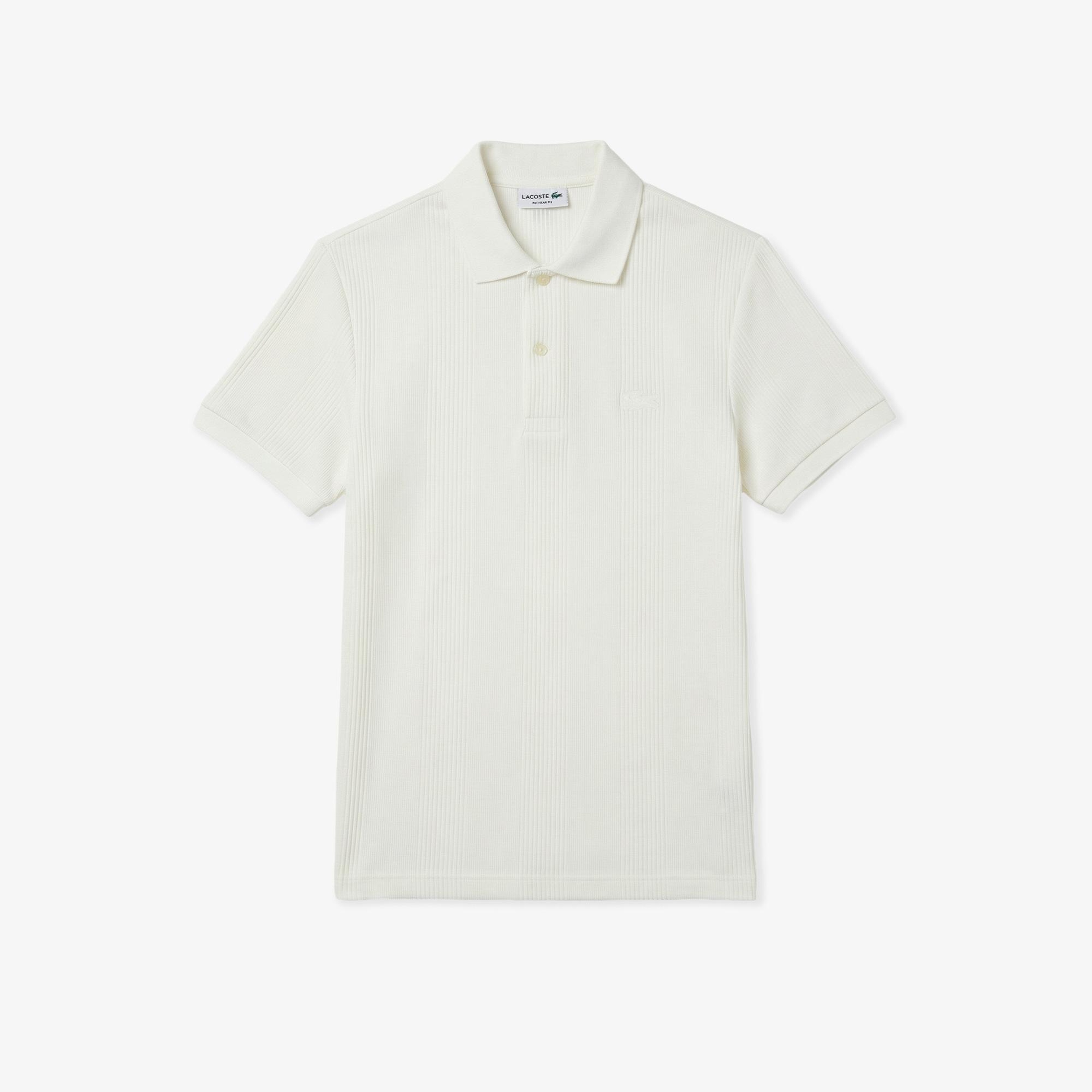 Erkek Classic Fit Beyaz Polo