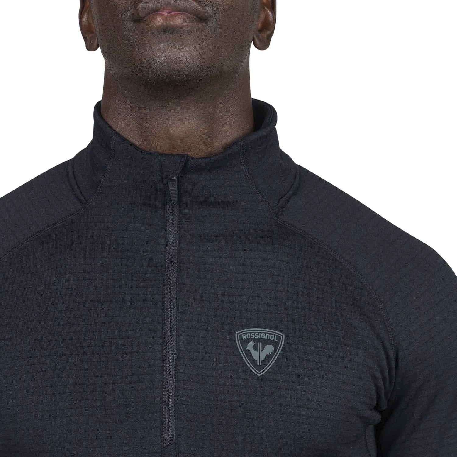 Rossignol Blackside Fleece Hz Erkek Siyah İçlik Üst