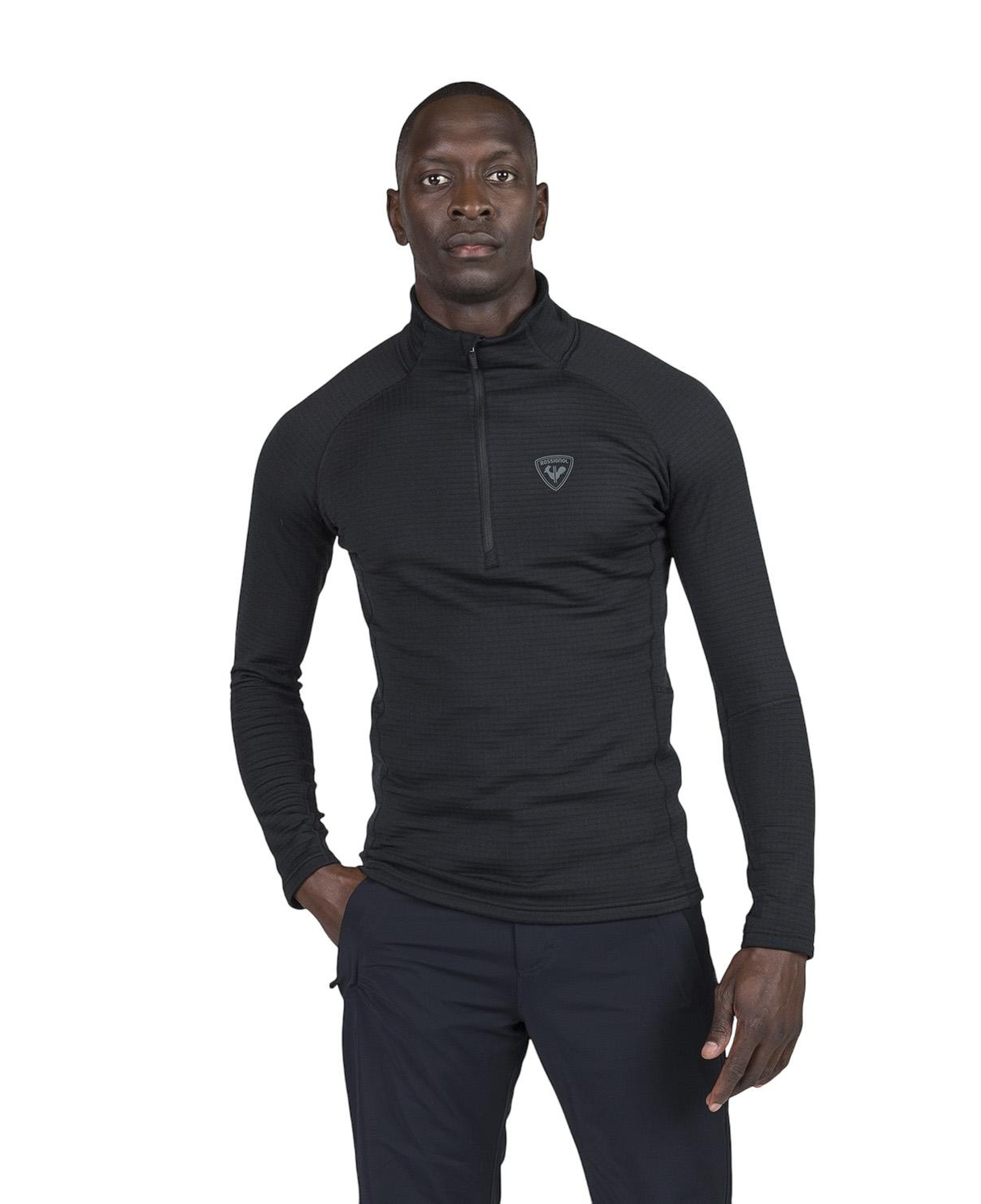 Rossignol Blackside Fleece Hz Erkek Siyah İçlik Üst