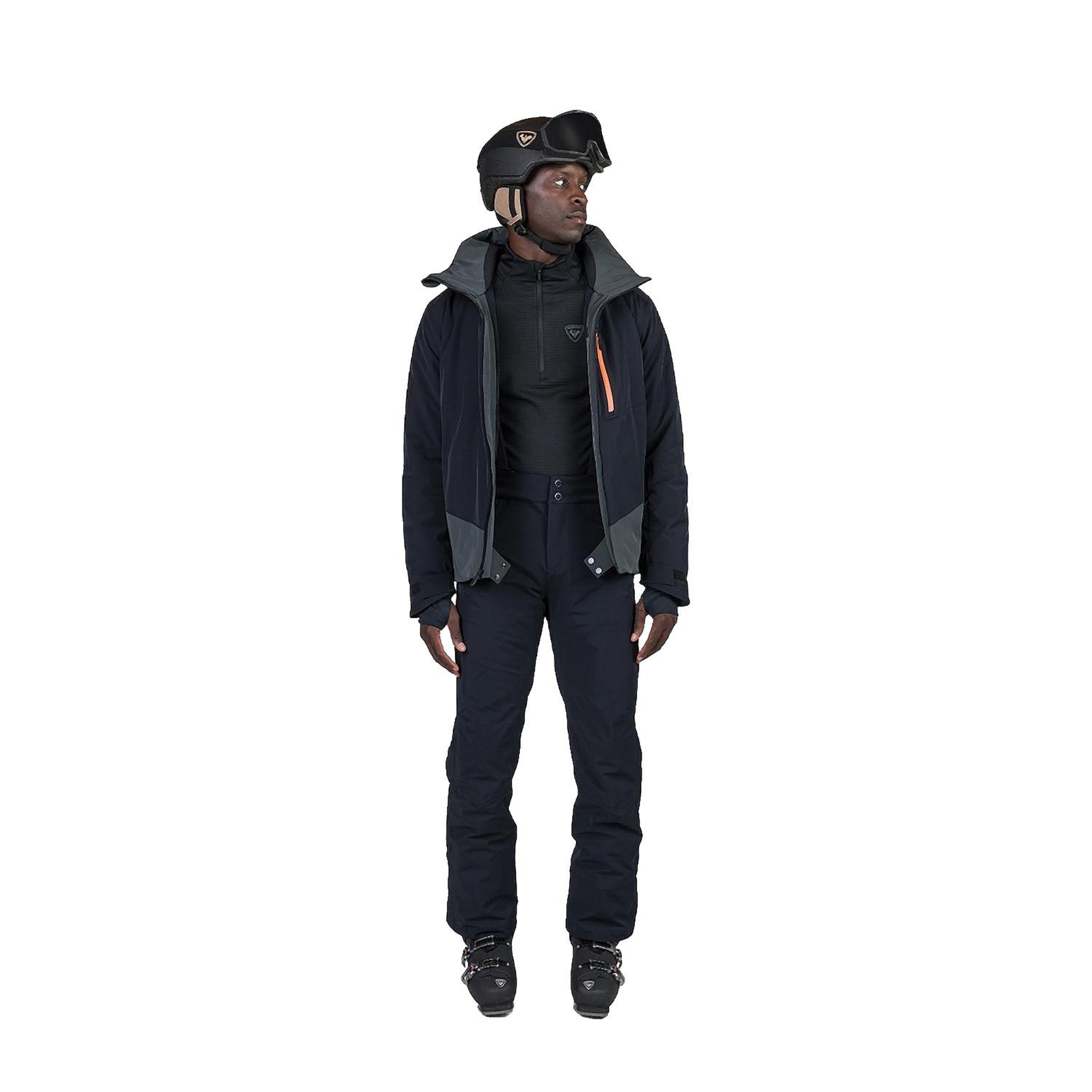 Rossignol Blackside Fleece Hz Erkek Siyah İçlik Üst