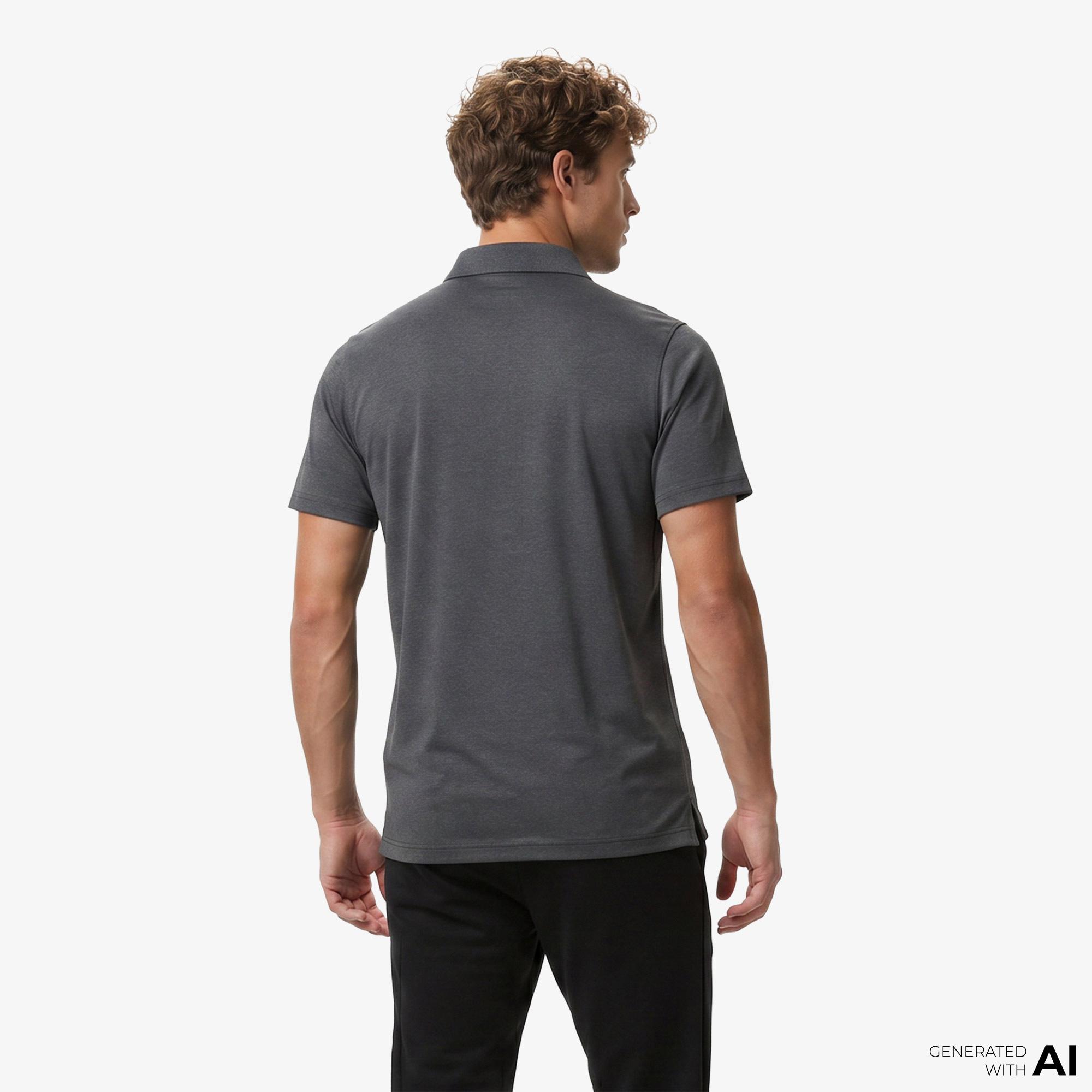 Columbia Tech Trail Polo Erkek Siyah Polo T-Shirt