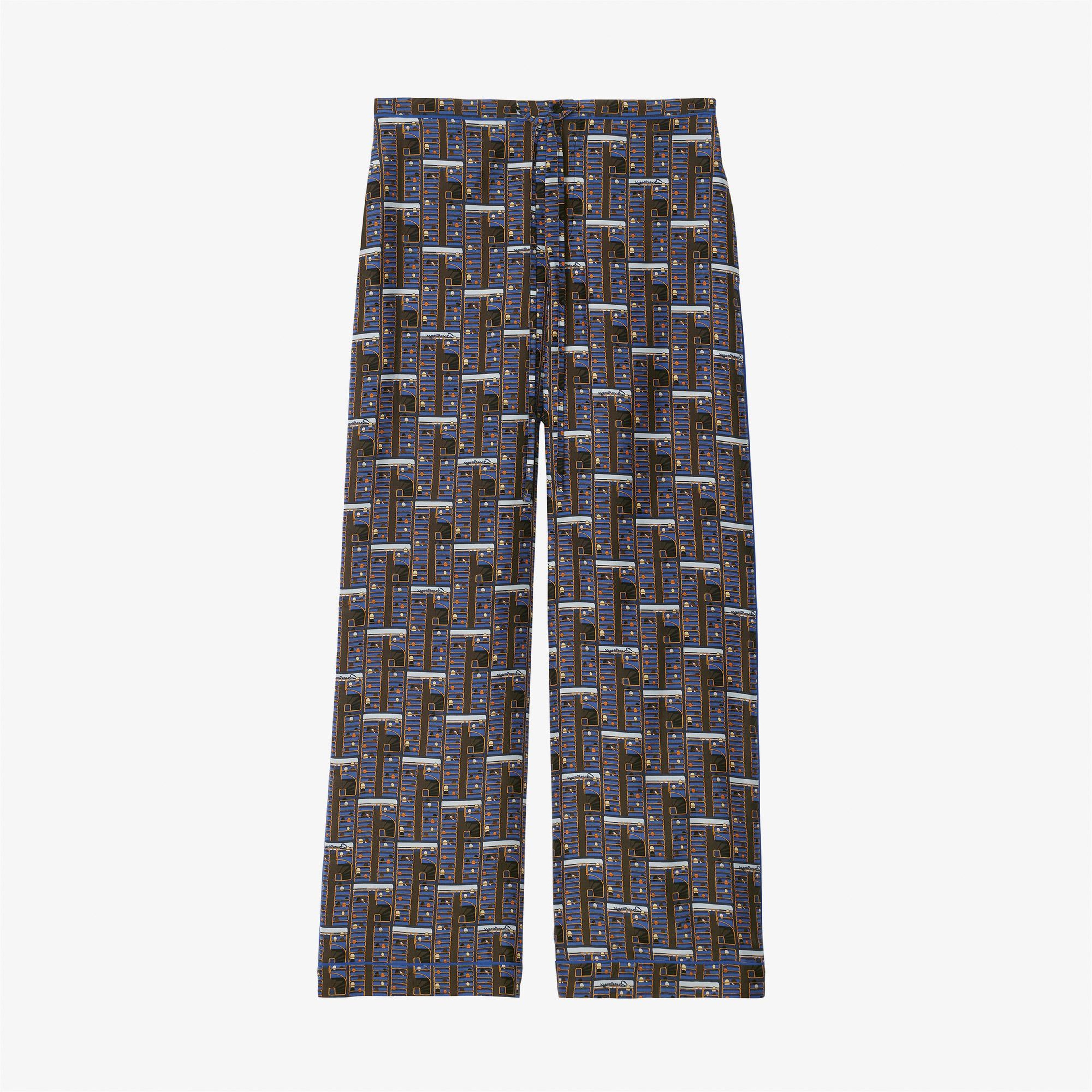 Burberry Kadın Mavi Pantolon
