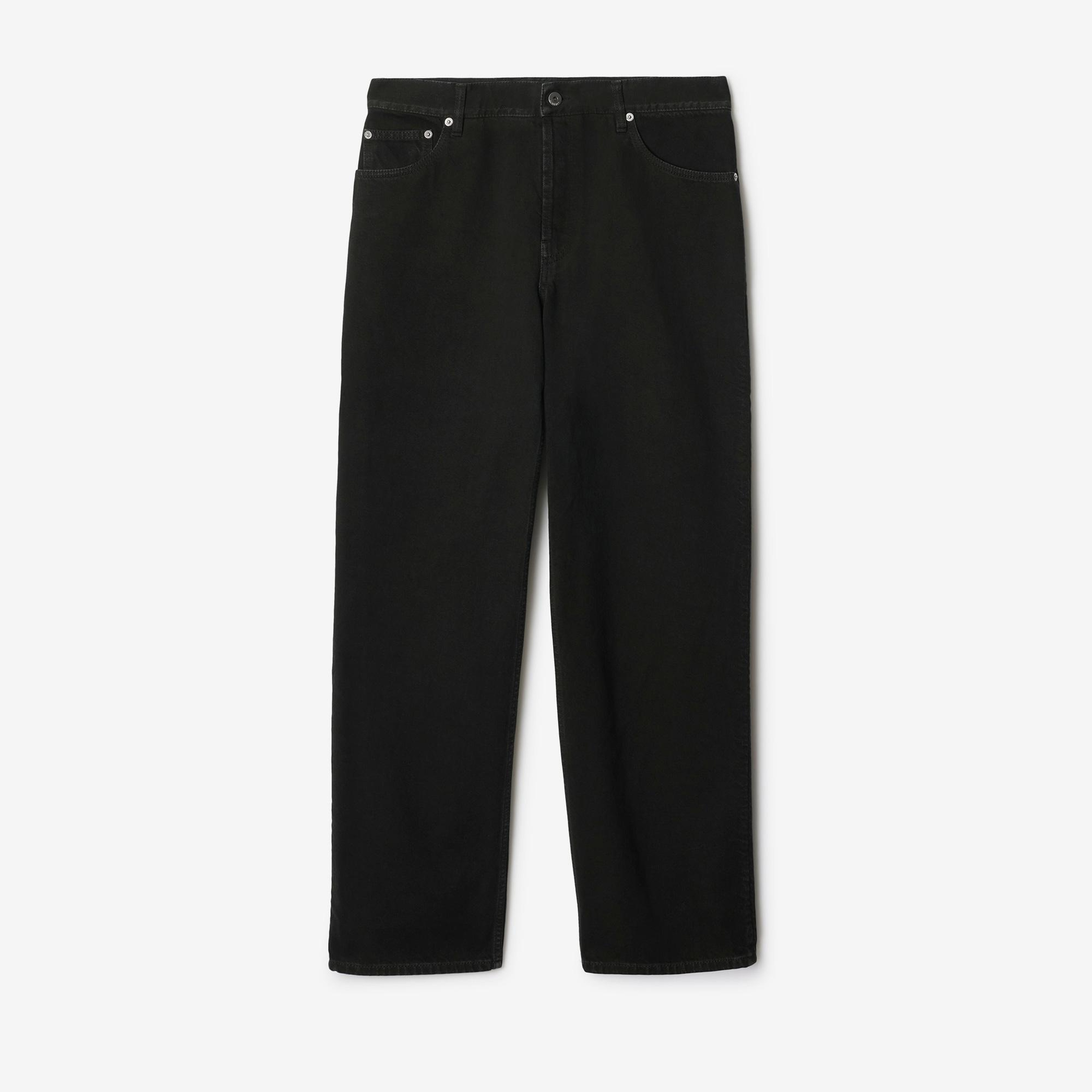Burberry Erkek Siyah Pantolon