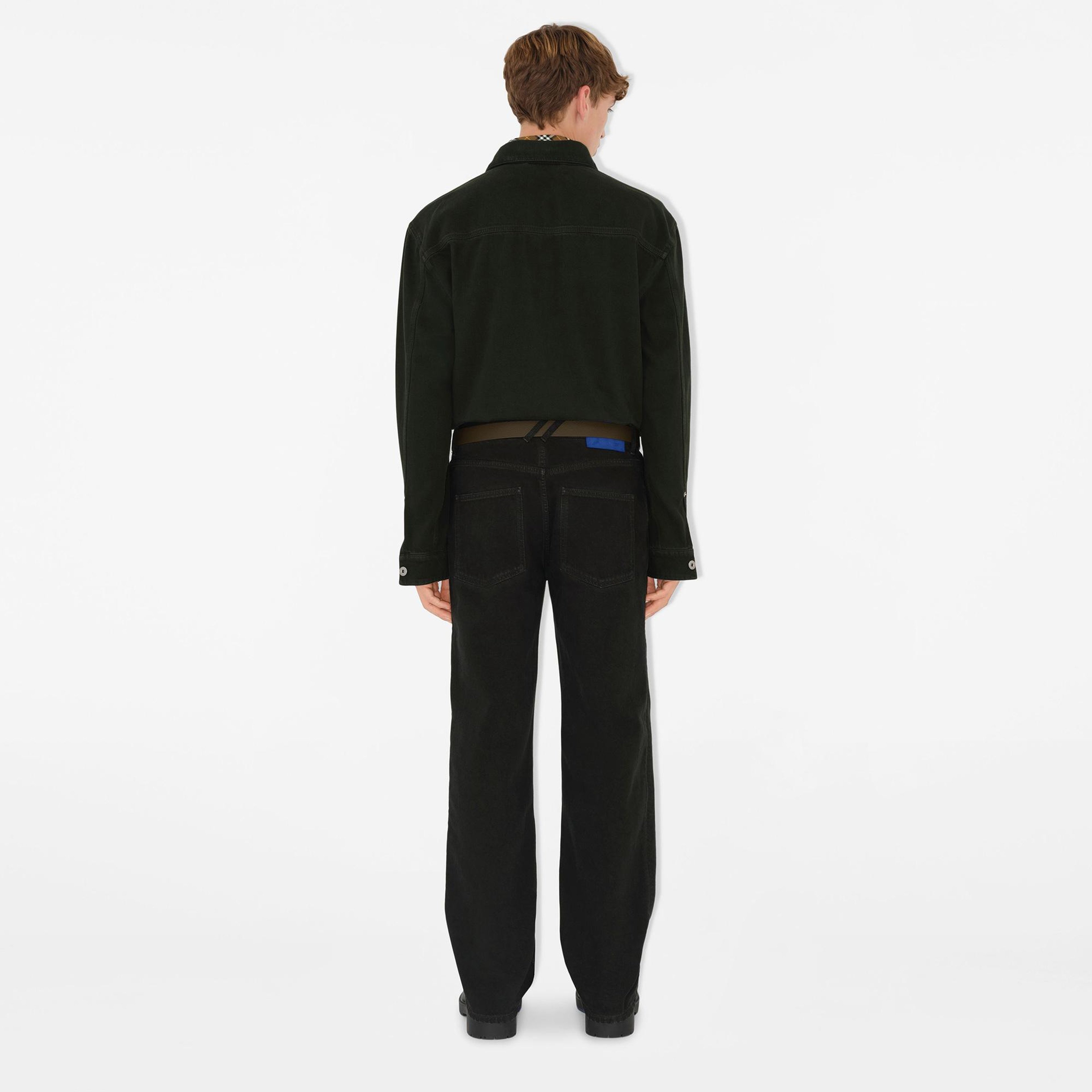 Burberry Erkek Siyah Pantolon