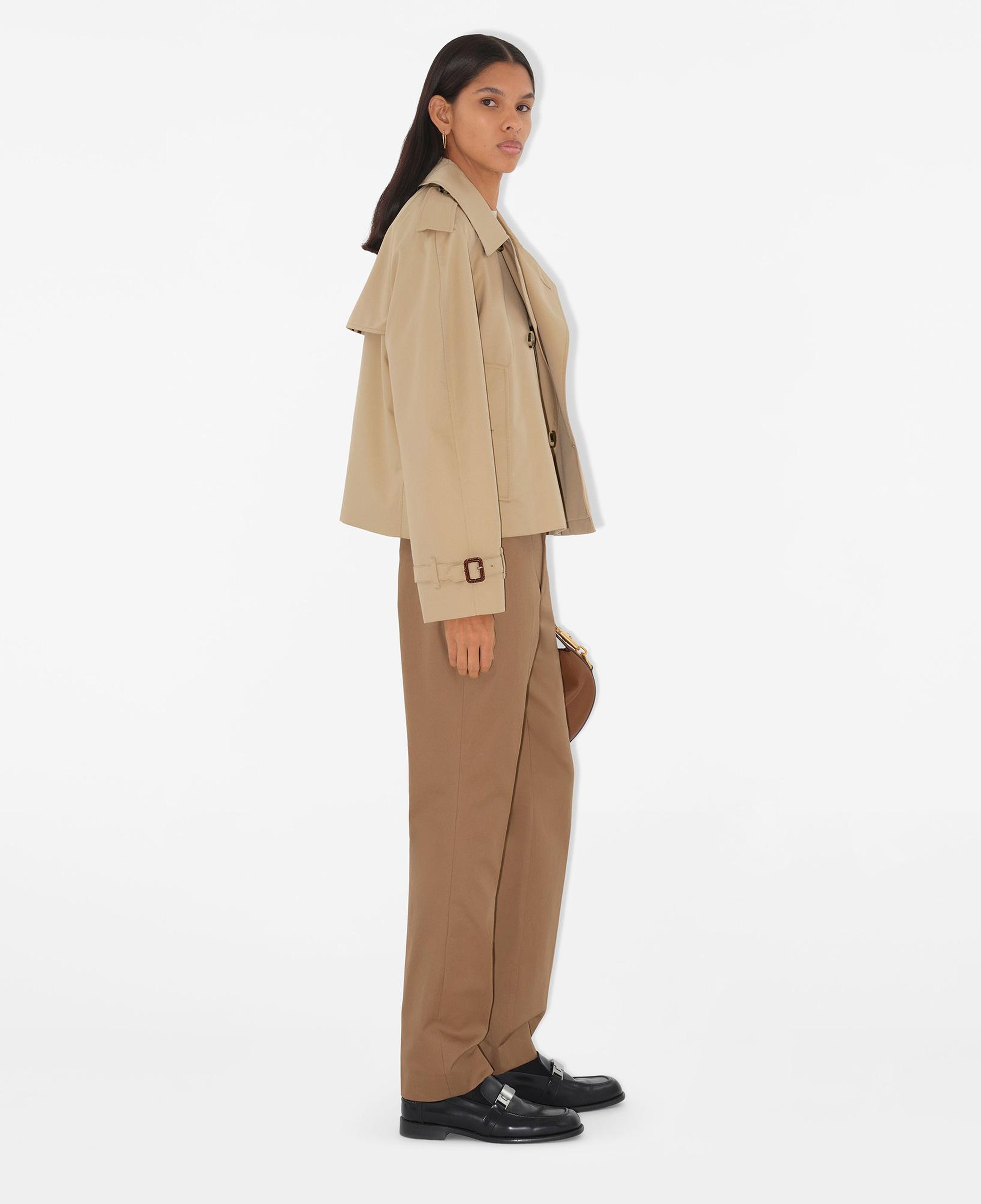 Burberry Gabardine Tailored Kadın Kahverengi Pantolon