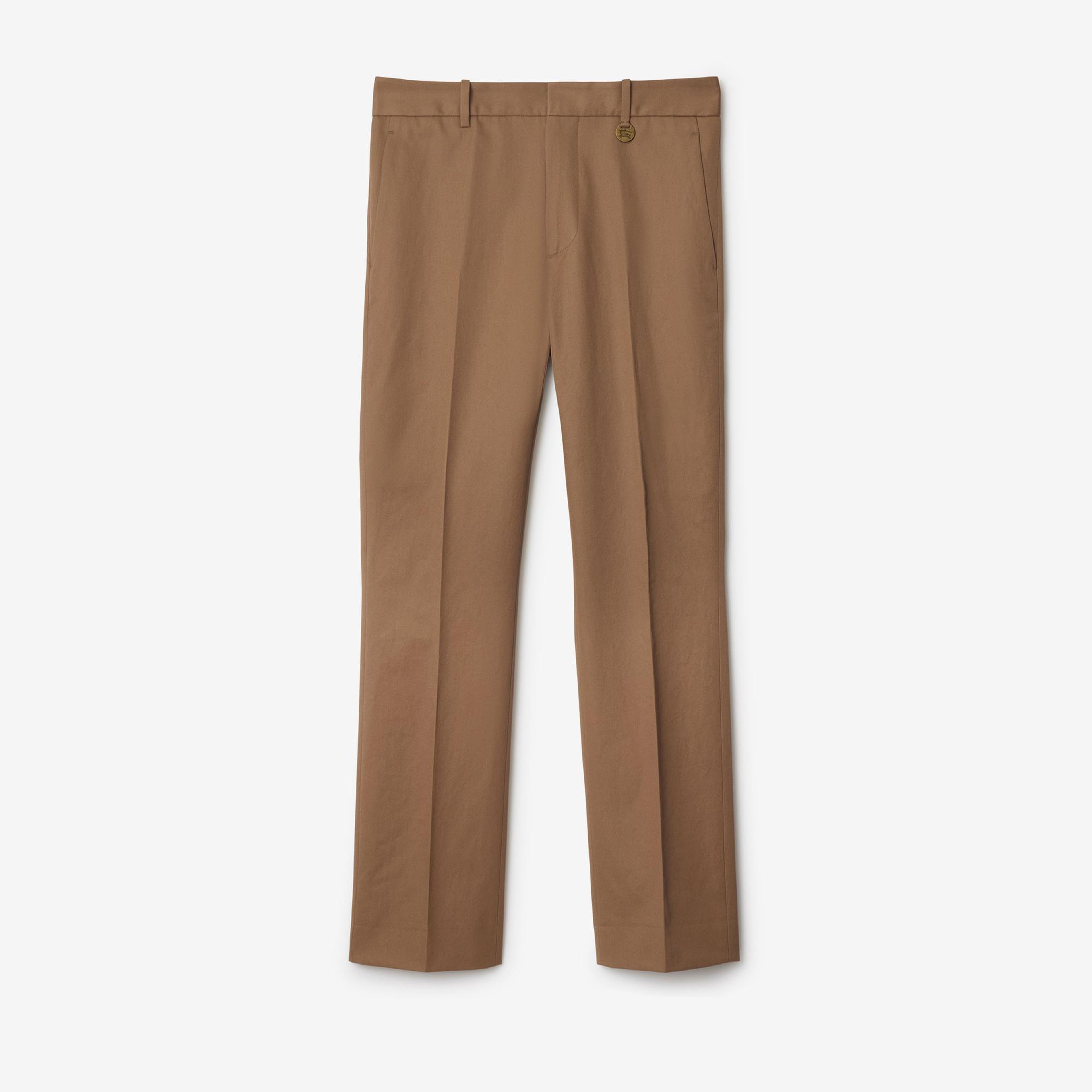 Burberry Gabardine Tailored Kadın Kahverengi Pantolon