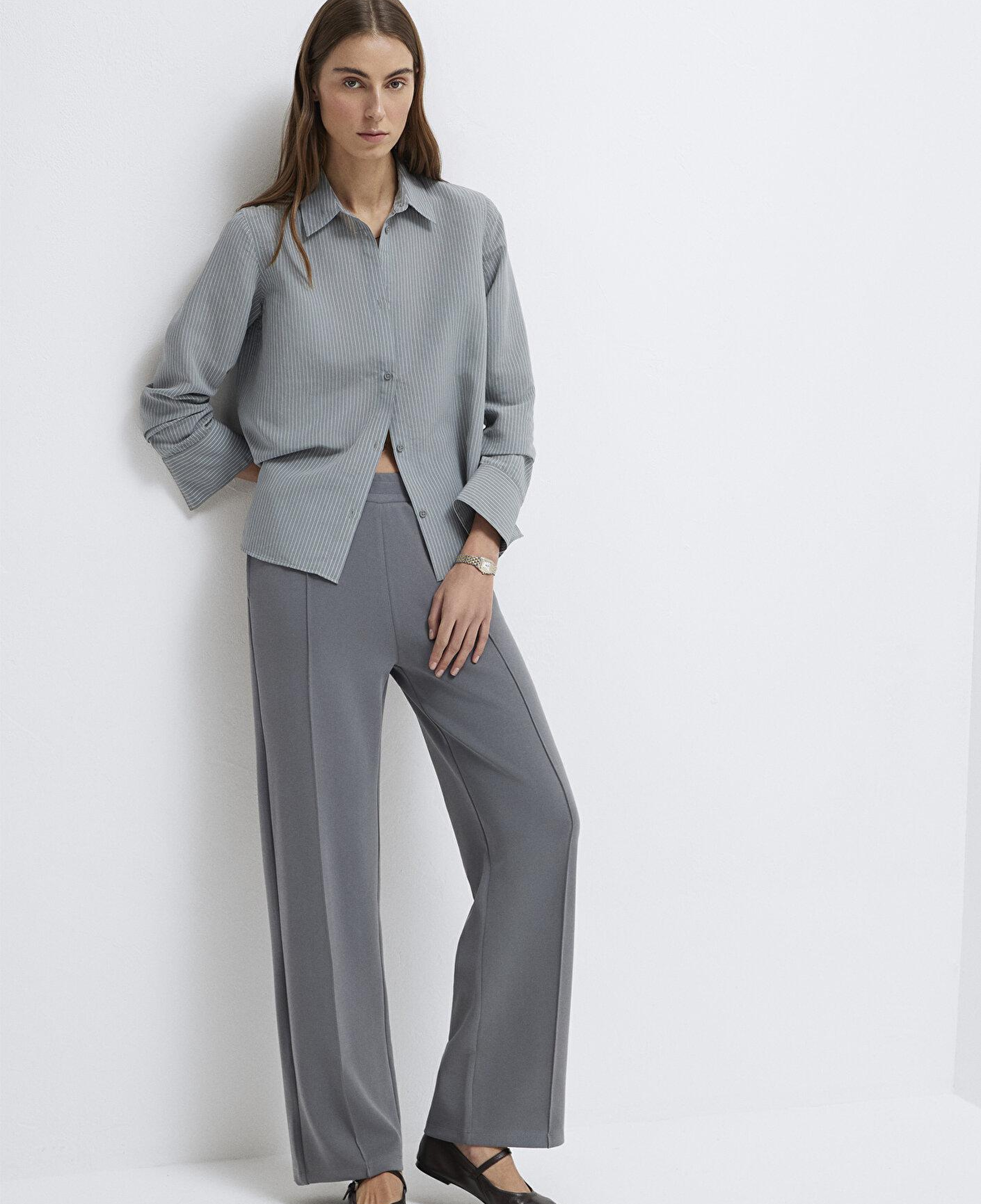 Mavi Sporty Lux Gri (TENCEL™) Modal Karışımlı Eşofman Altı 1010634-70122