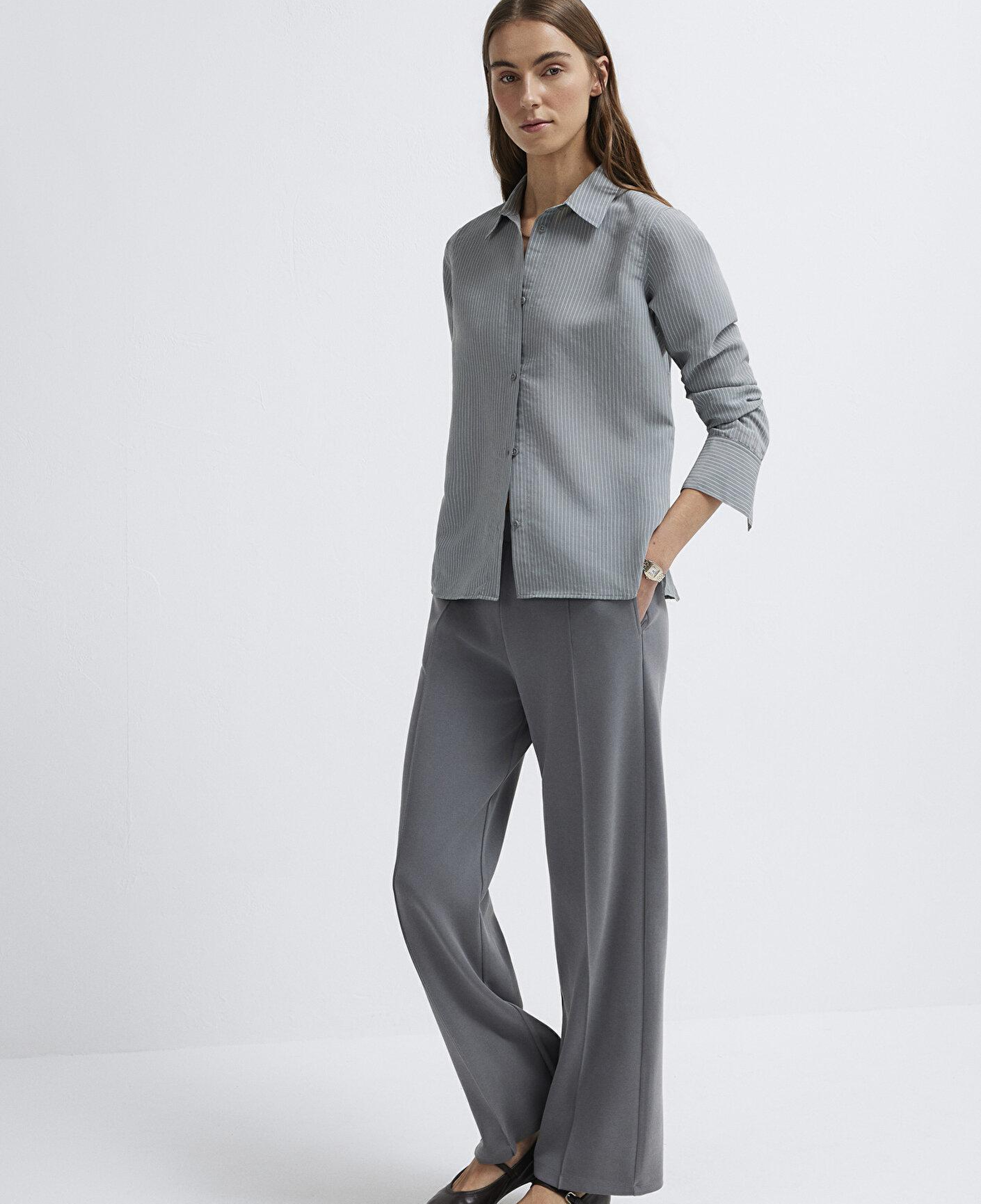 Mavi Sporty Lux Gri (TENCEL™) Modal Karışımlı Eşofman Altı 1010634-70122