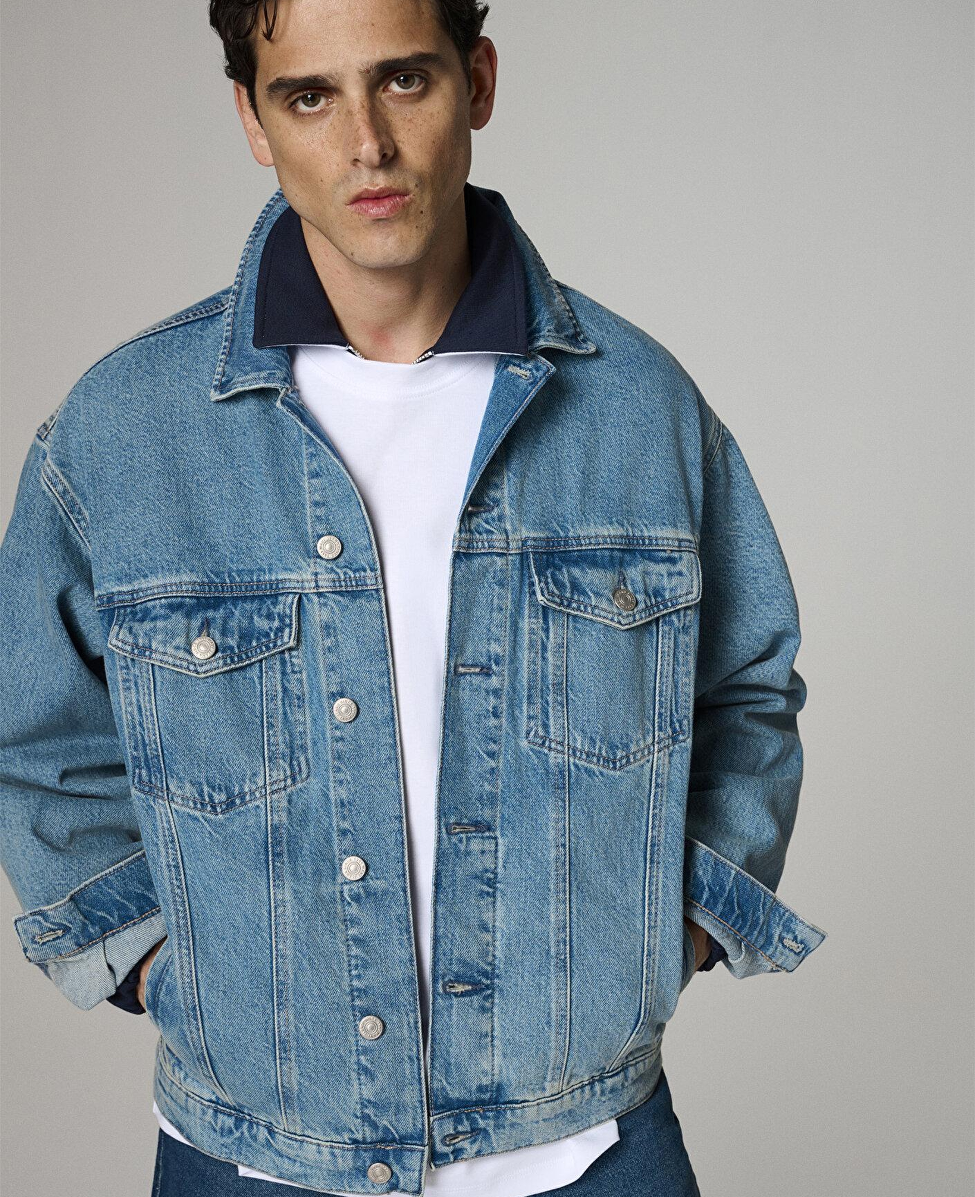 Ryan Dusty Lt Blue Mavi Pro Denim Ceket