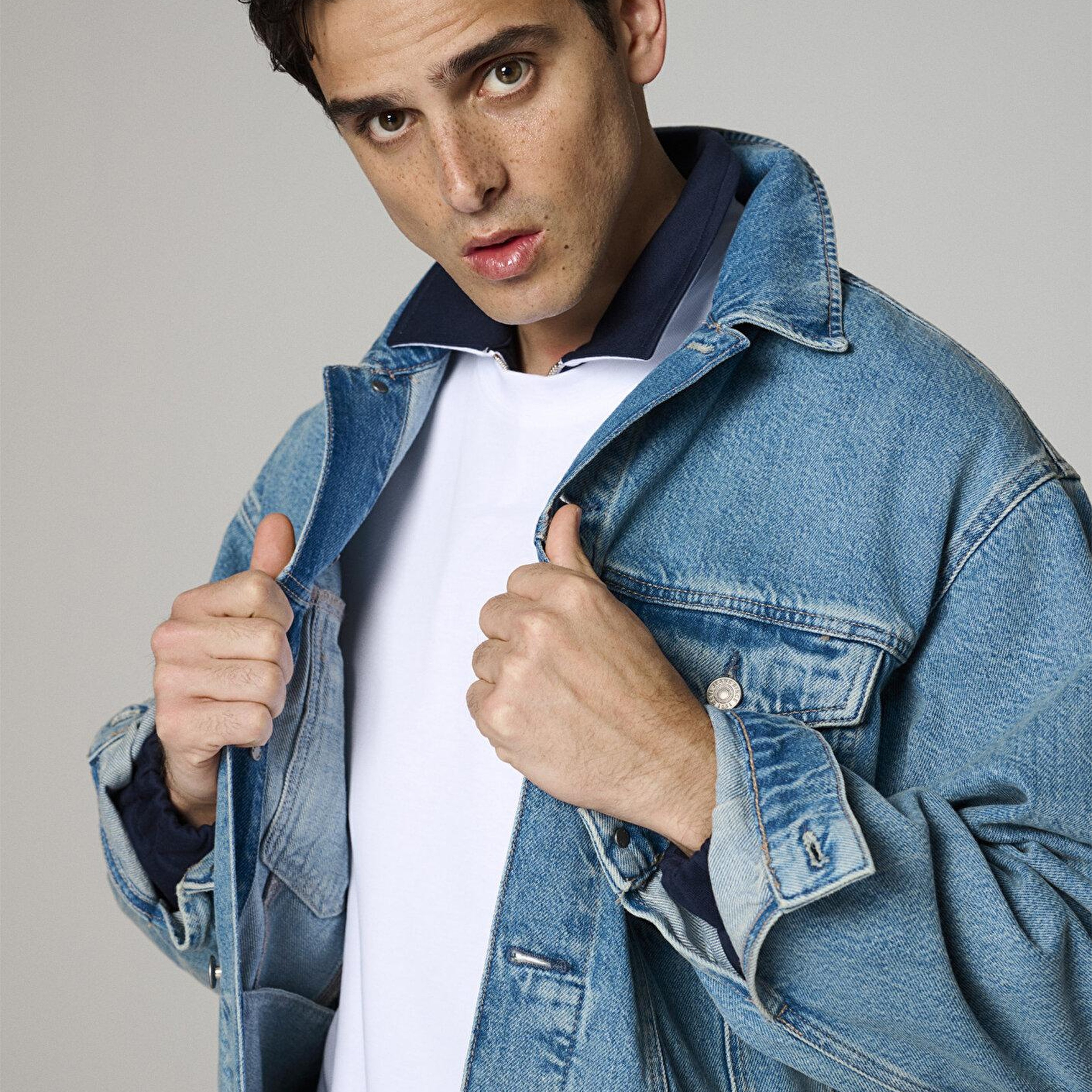 Ryan Dusty Lt Blue Mavi Pro Denim Ceket