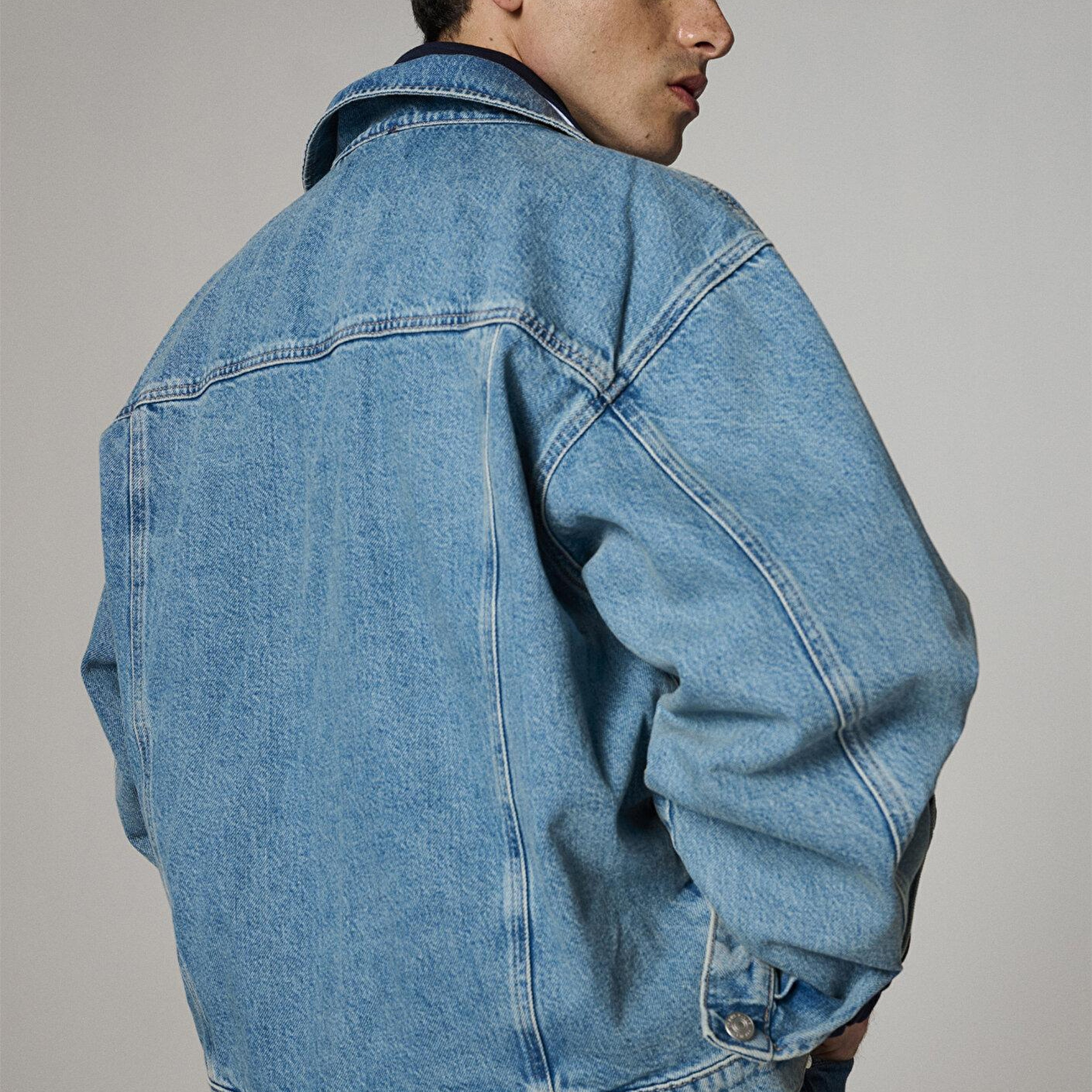Ryan Dusty Lt Blue Mavi Pro Denim Ceket