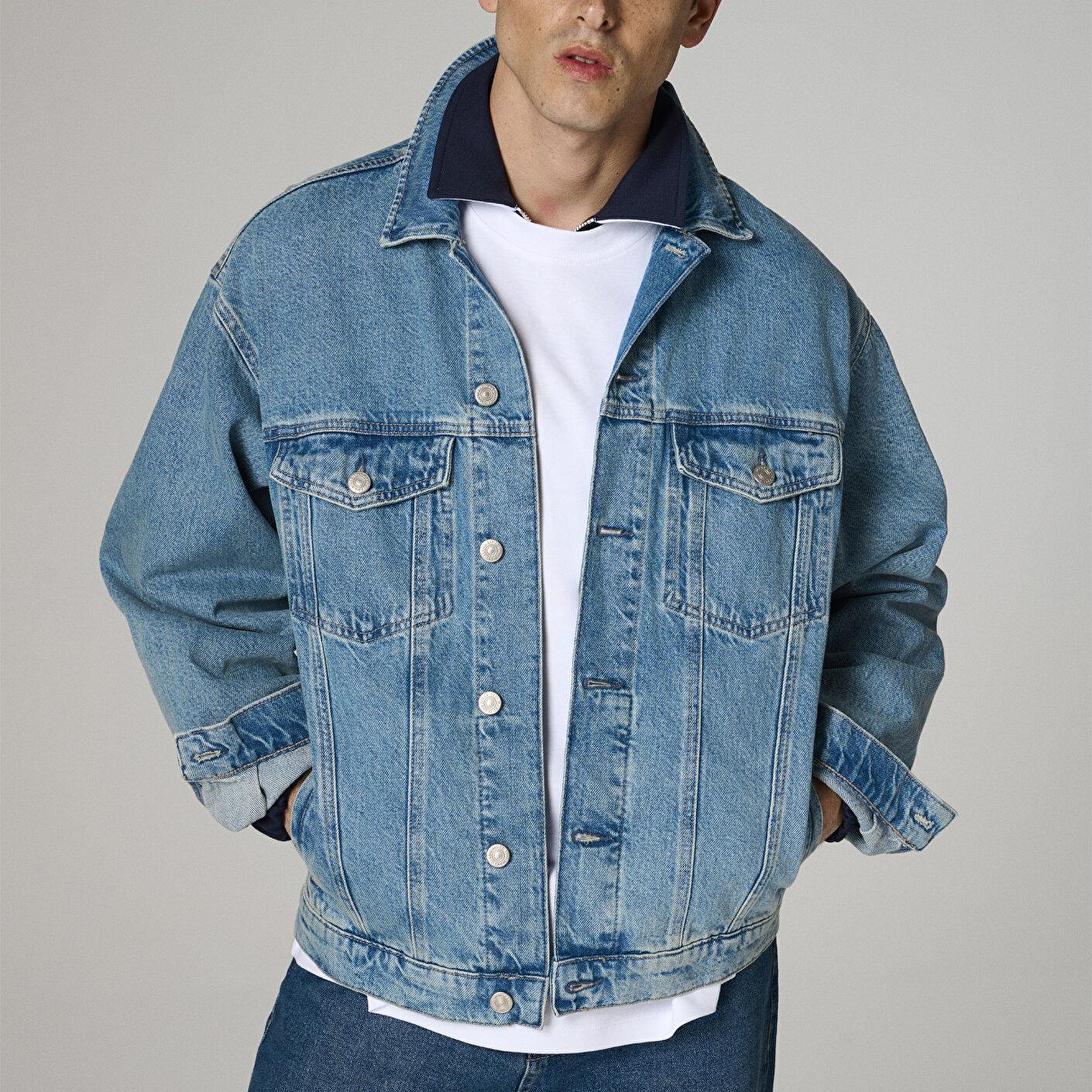 Ryan Dusty Lt Blue Mavi Pro Denim Ceket