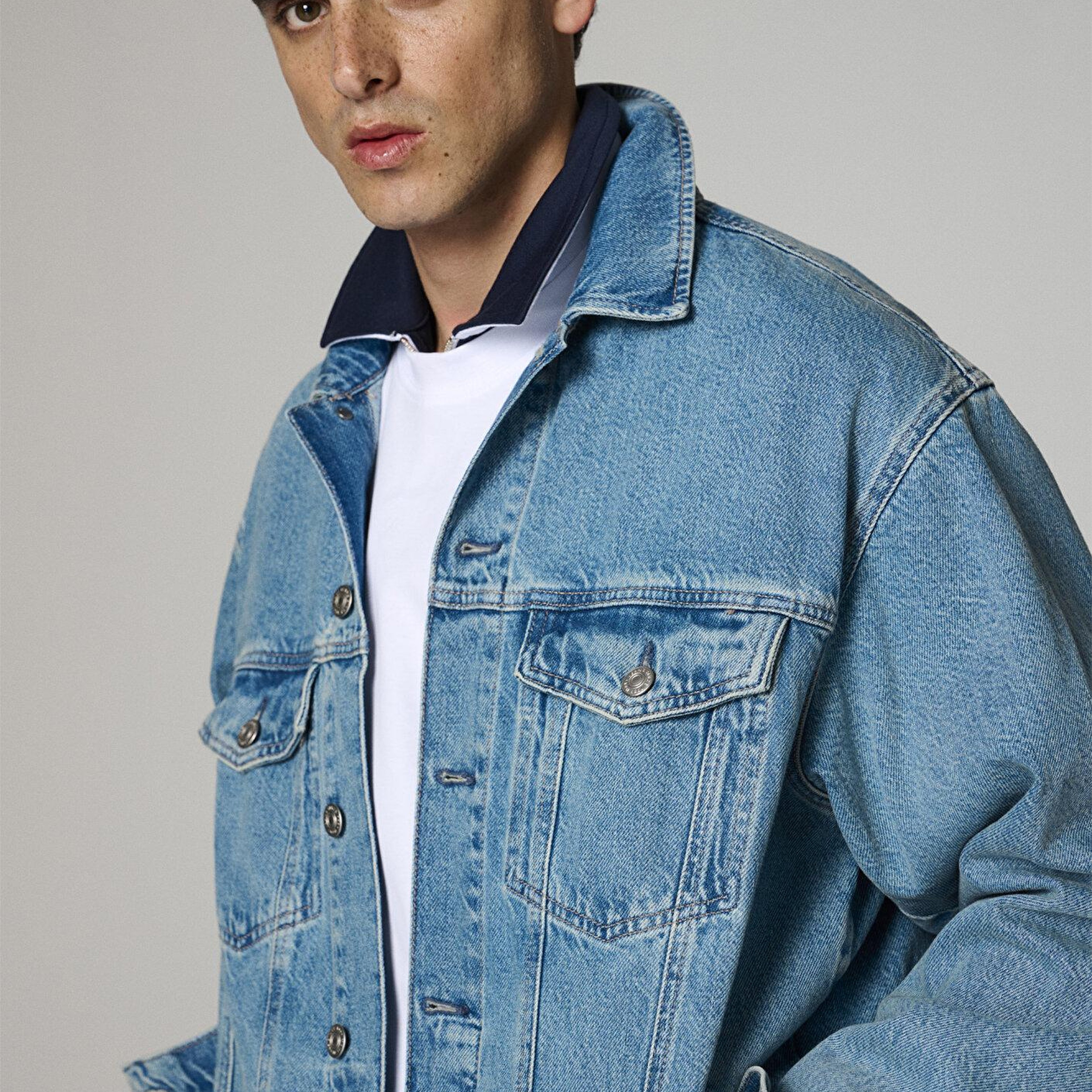 Ryan Dusty Lt Blue Mavi Pro Denim Ceket