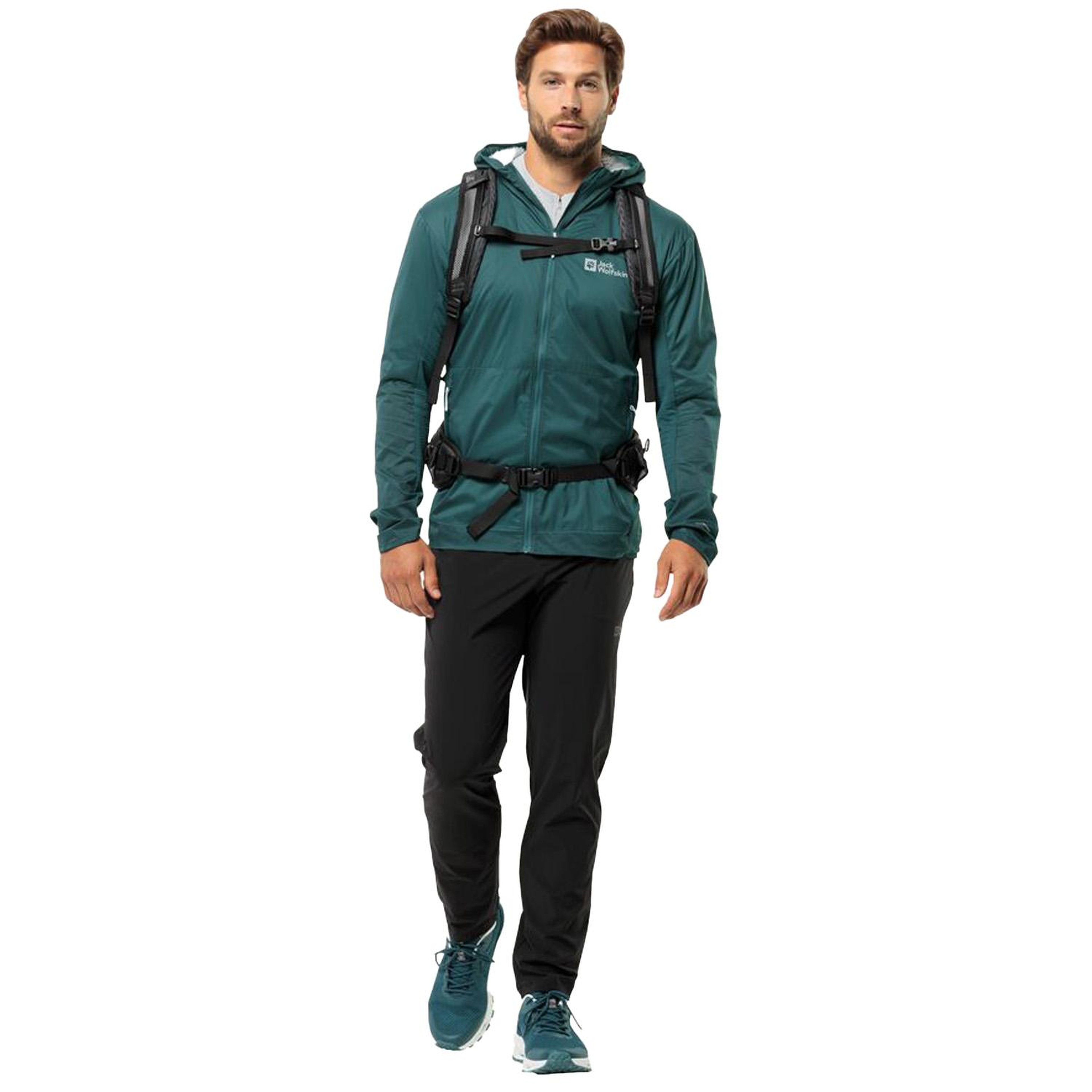 Jack Wolfskin Prelight Chill Erkek Siyah Outdoor Pantolonu