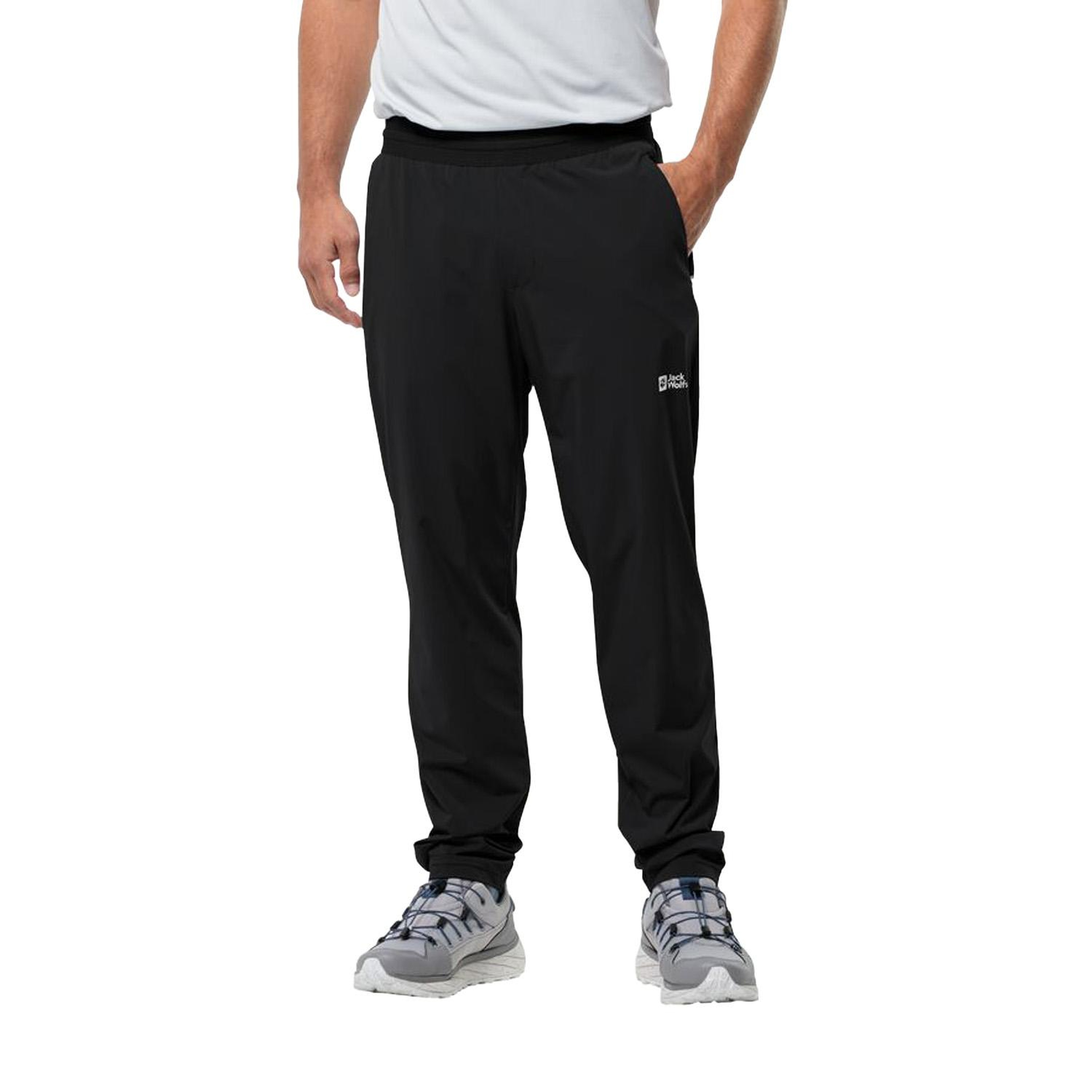 Jack Wolfskin Prelight Chill Erkek Siyah Outdoor Pantolonu