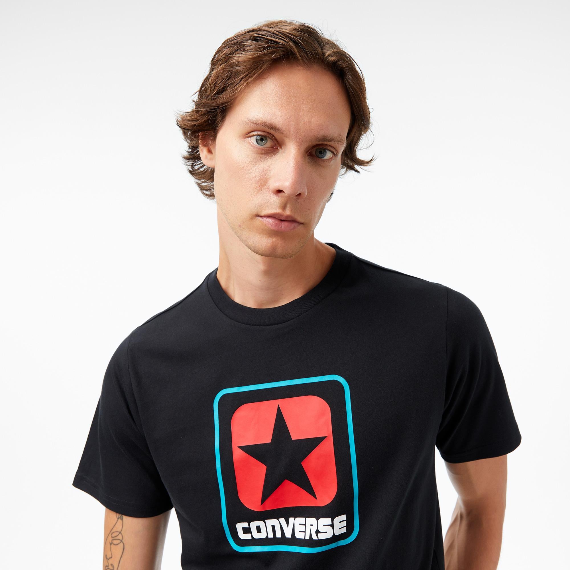 Converse Erkek Siyah T-Shirt