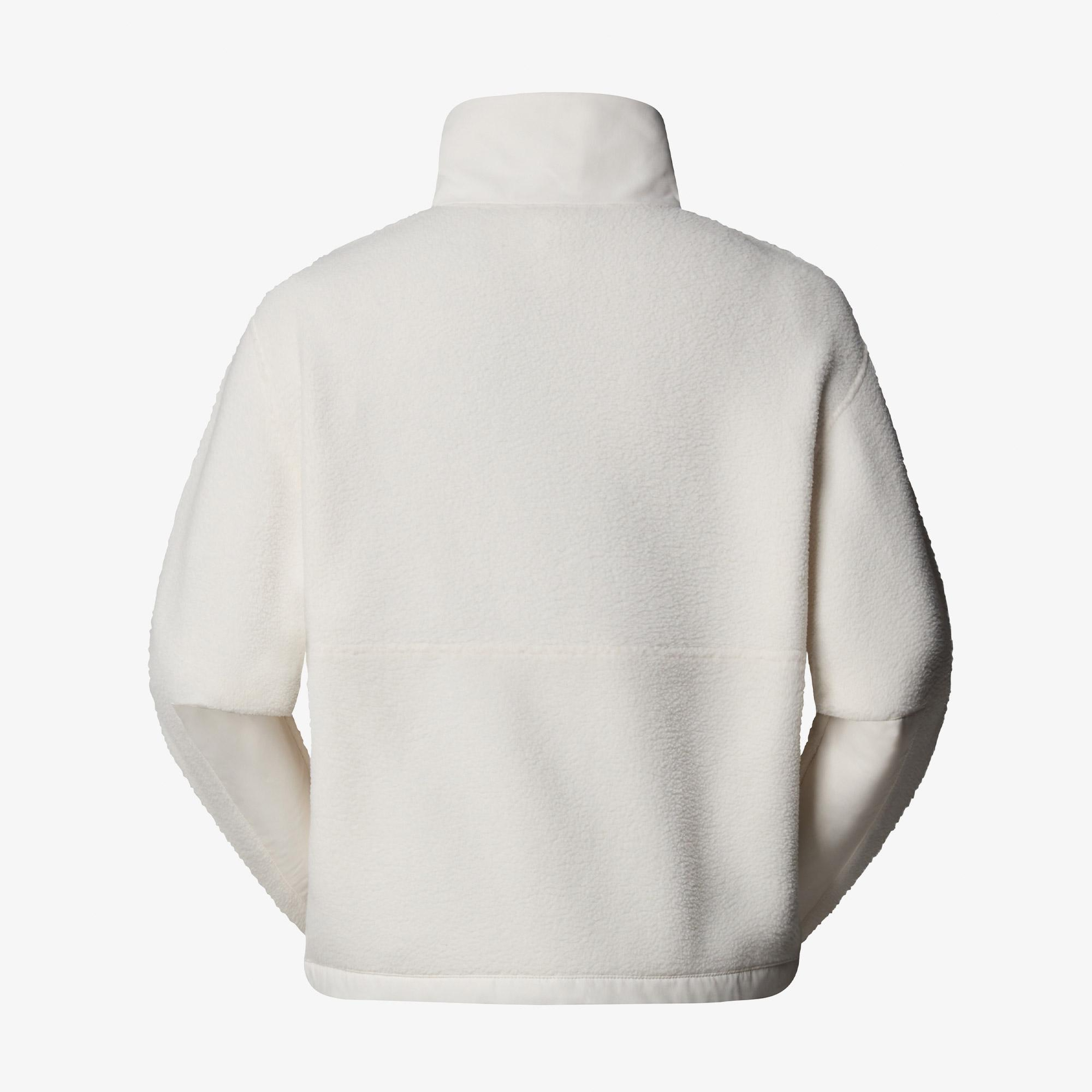 The North Face Yumiori Off-Peak Full Zip Kadın Beyaz Polar Mont