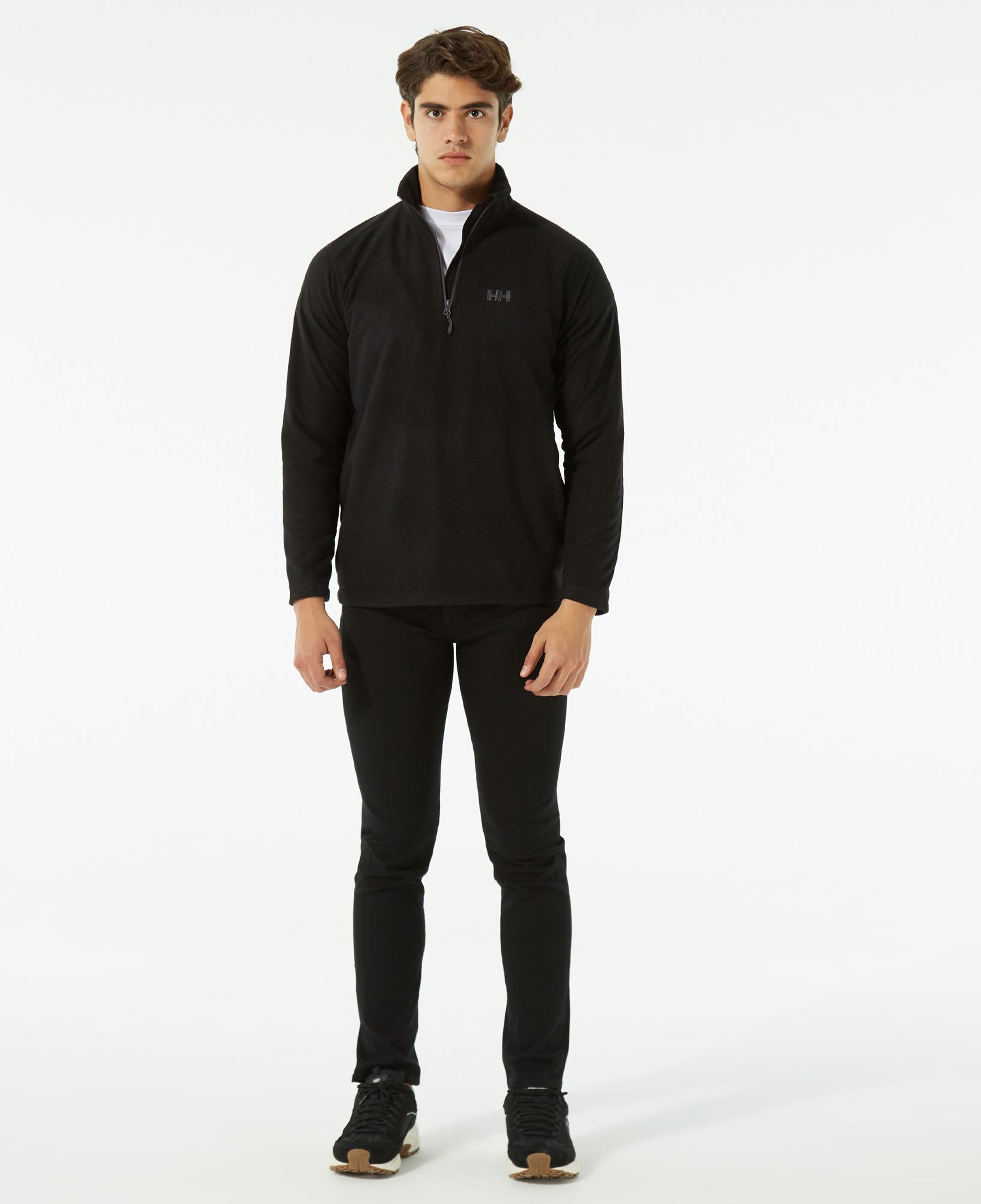 Helly Hansen Daybreaker Zip Fleece Erkek Siyah Polar