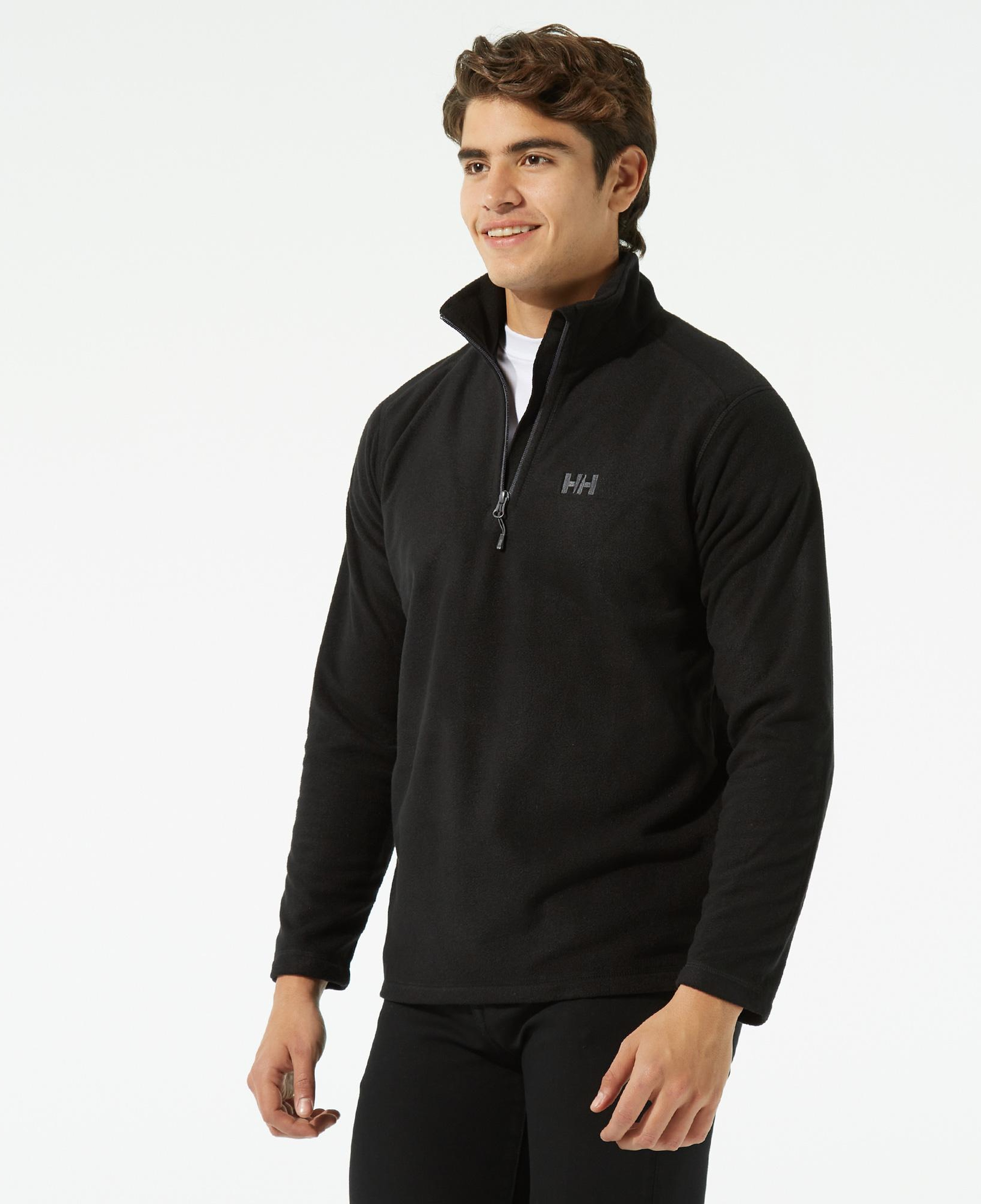 Helly Hansen Daybreaker Zip Fleece Erkek Siyah Polar