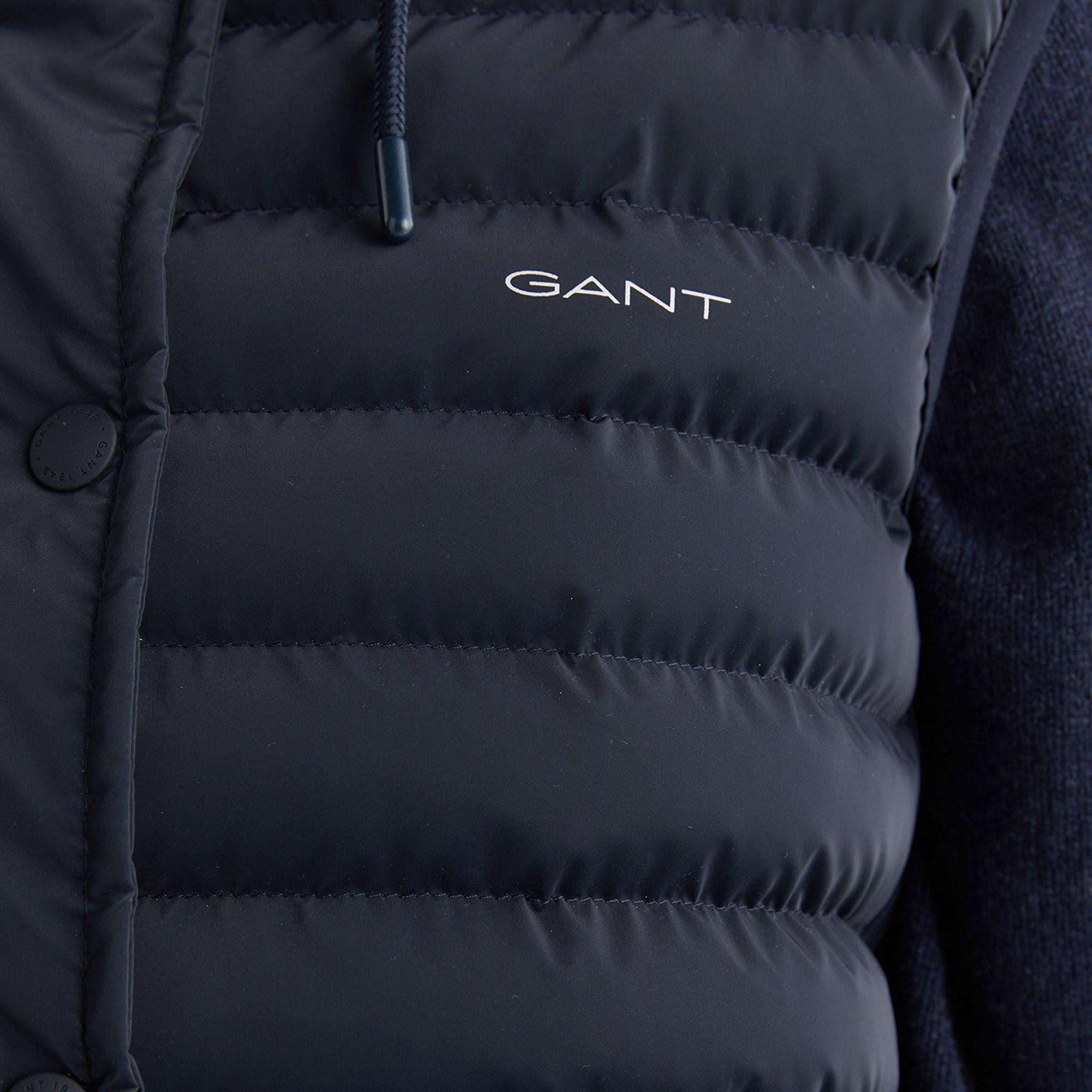 GANT Kadın Lacivert Kapüşonlu Kapitone Yelek