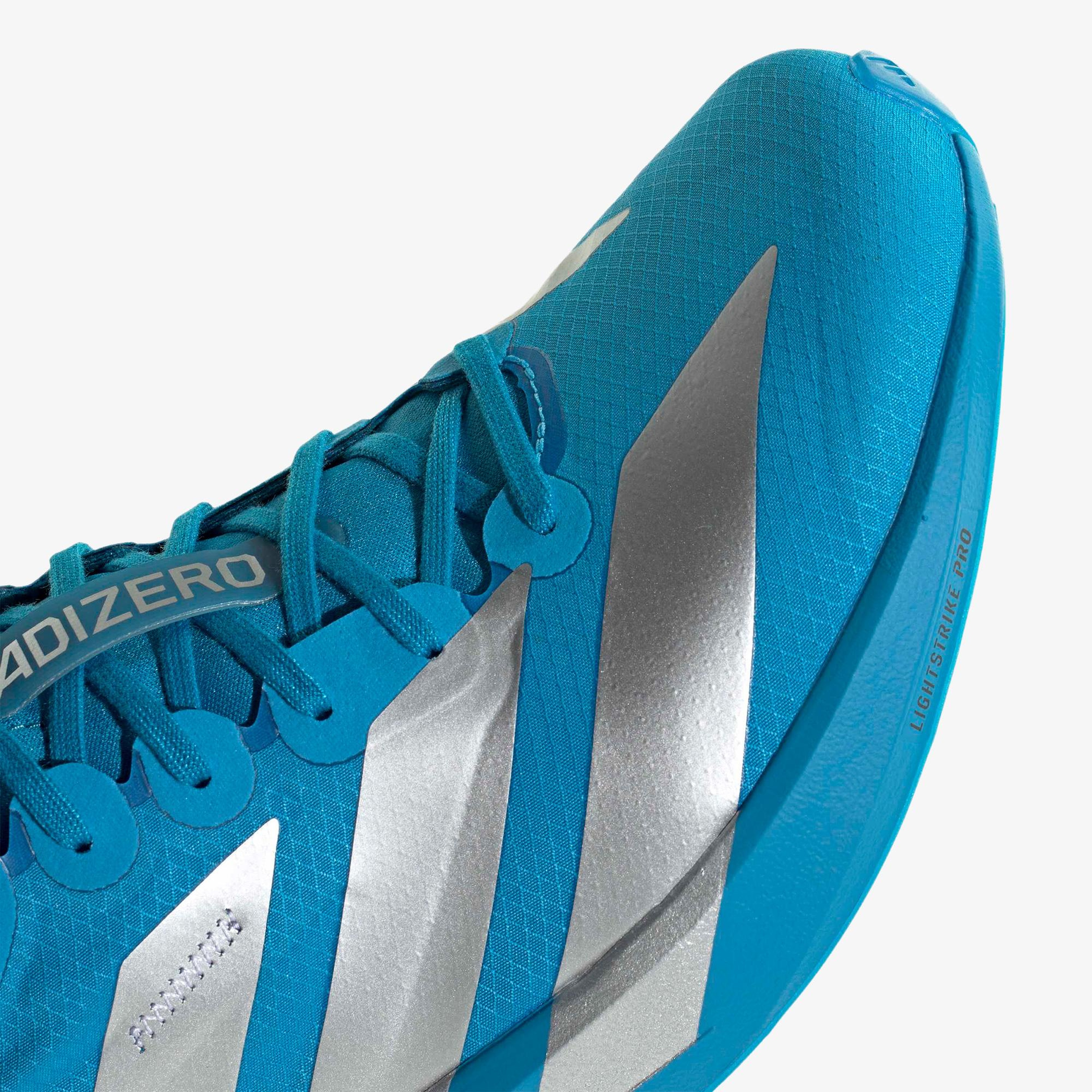adidas Adizero Adios 9 Erkek Mavi Koşu Ayakkabısı