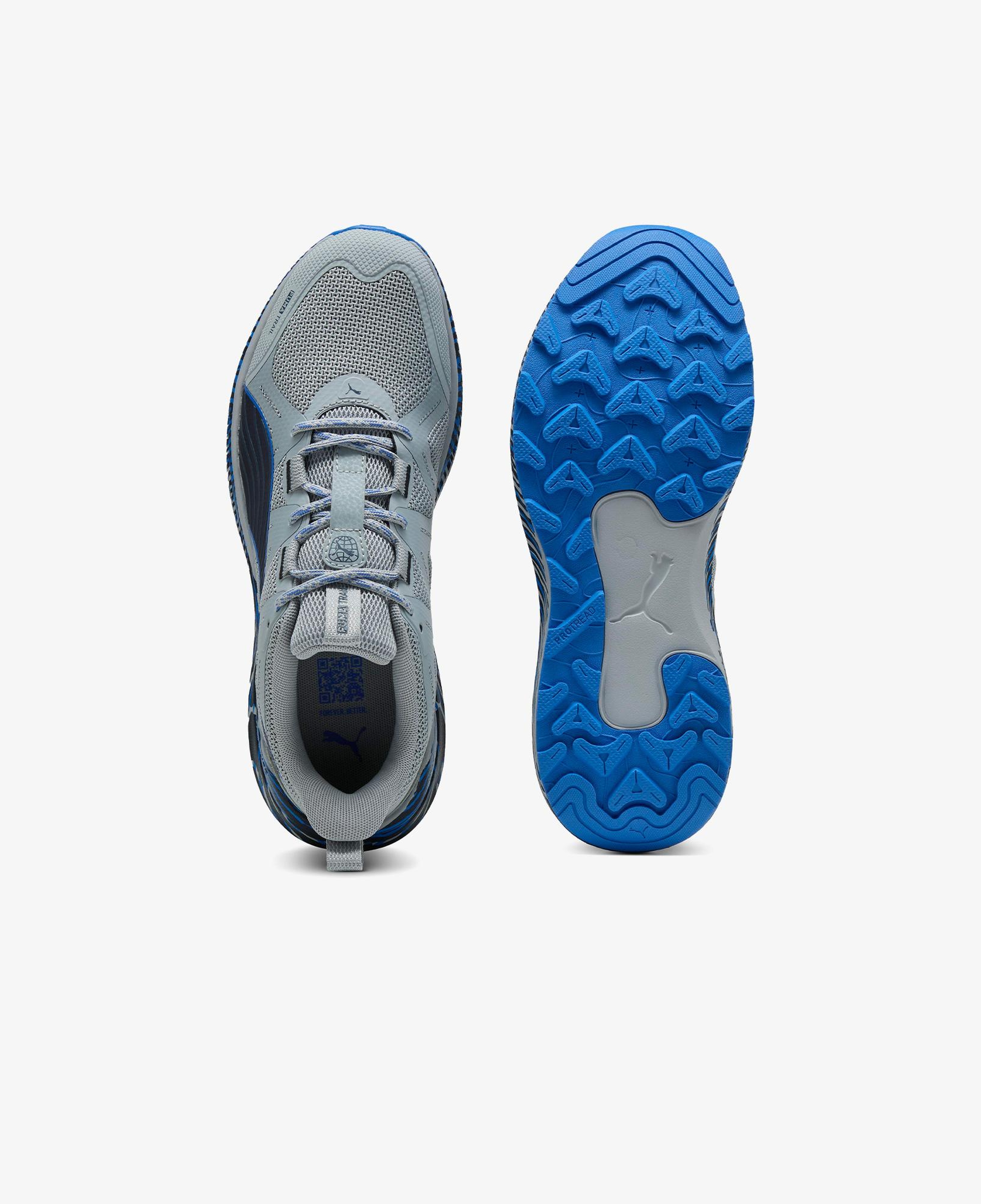 Puma Reflect Lite Trail Biowarp Erkek Gri Koşu Ayakkabısı