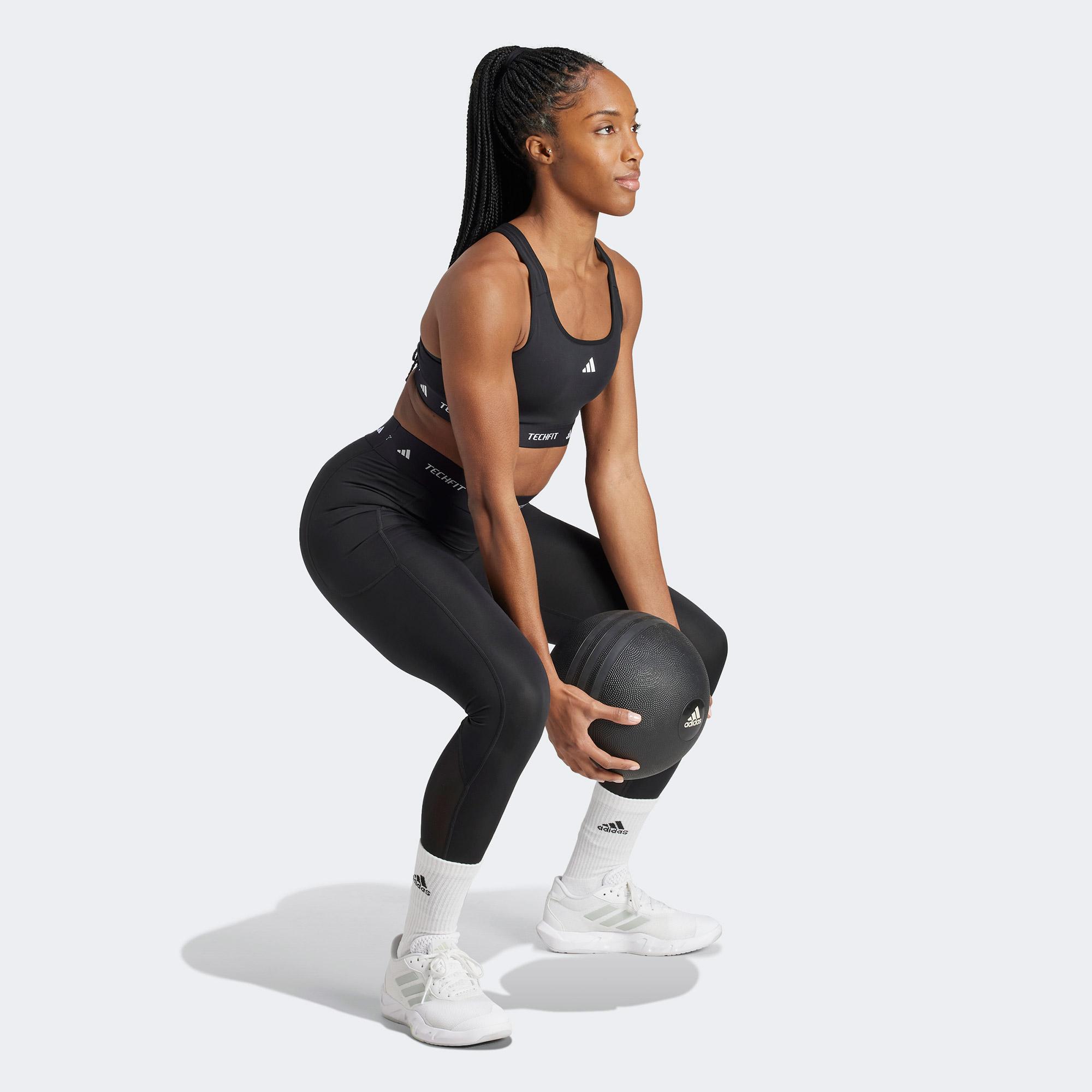 adidas Techfit Kadın Siyah Antrenman Bra