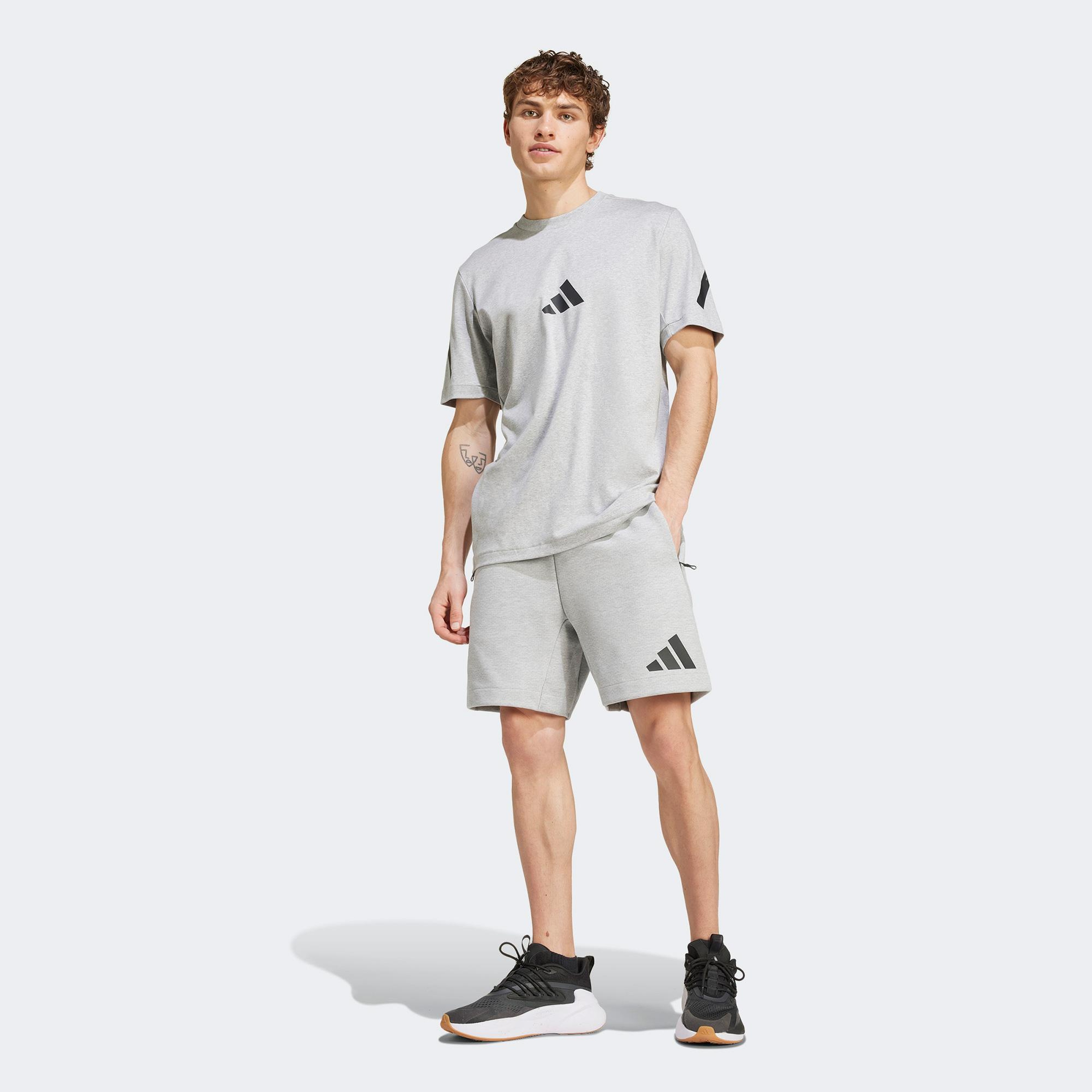 adidas Z.N.E. Erkek Gri Şort
