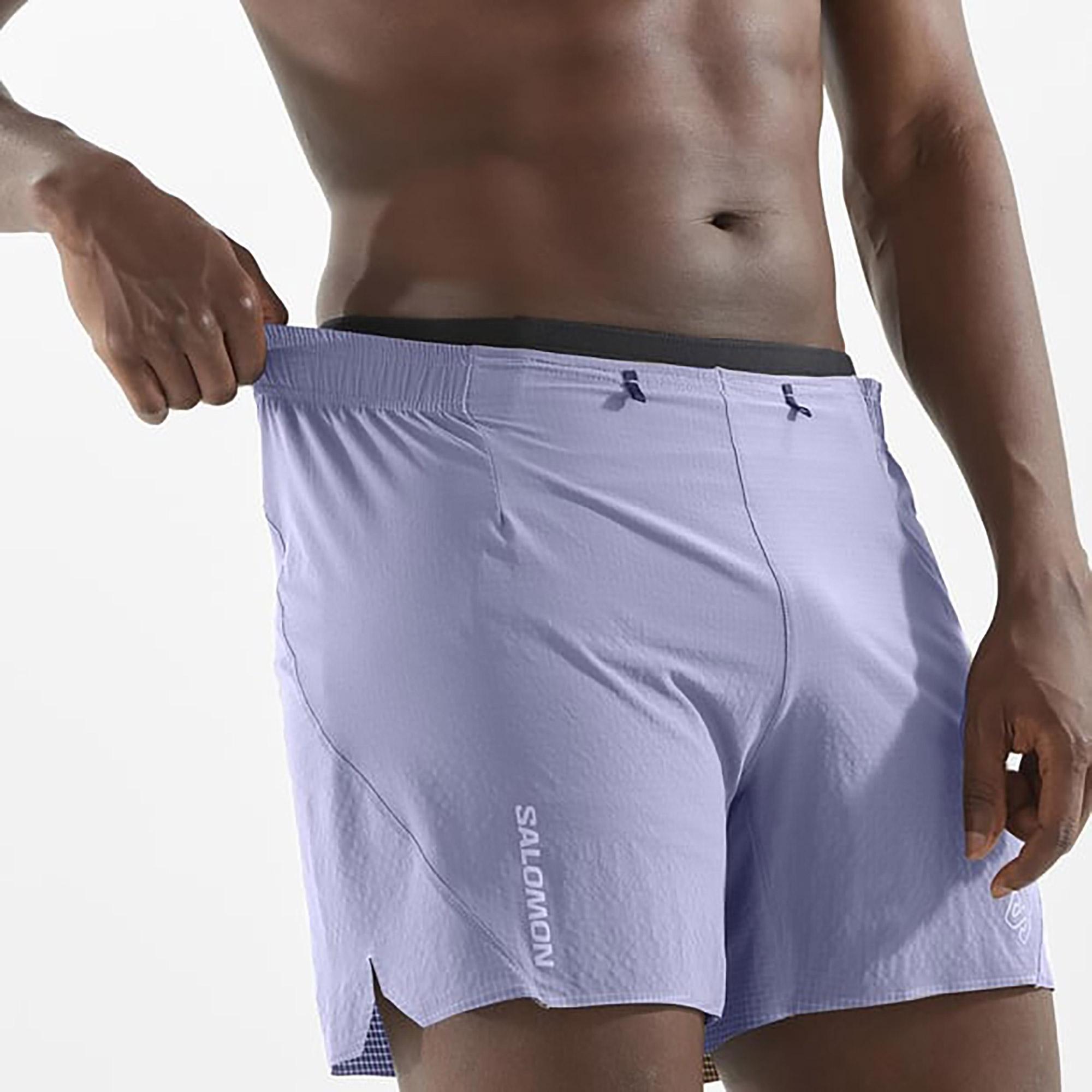 Salomon Sense Aero 5 Erkek Mavi Koşu Şortu