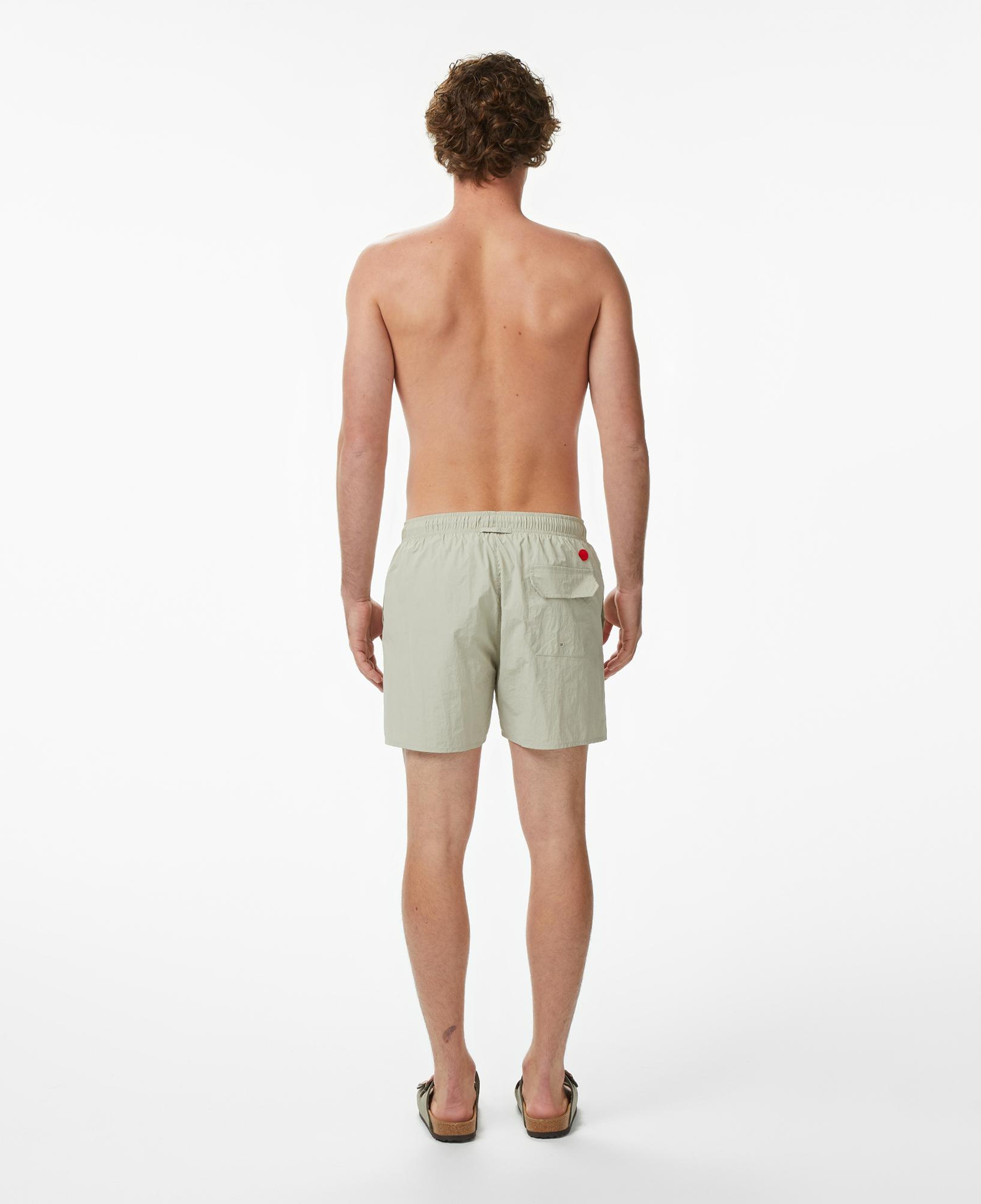 UNITED4 Comfort Fit Erkek Krem Deniz Şortu
