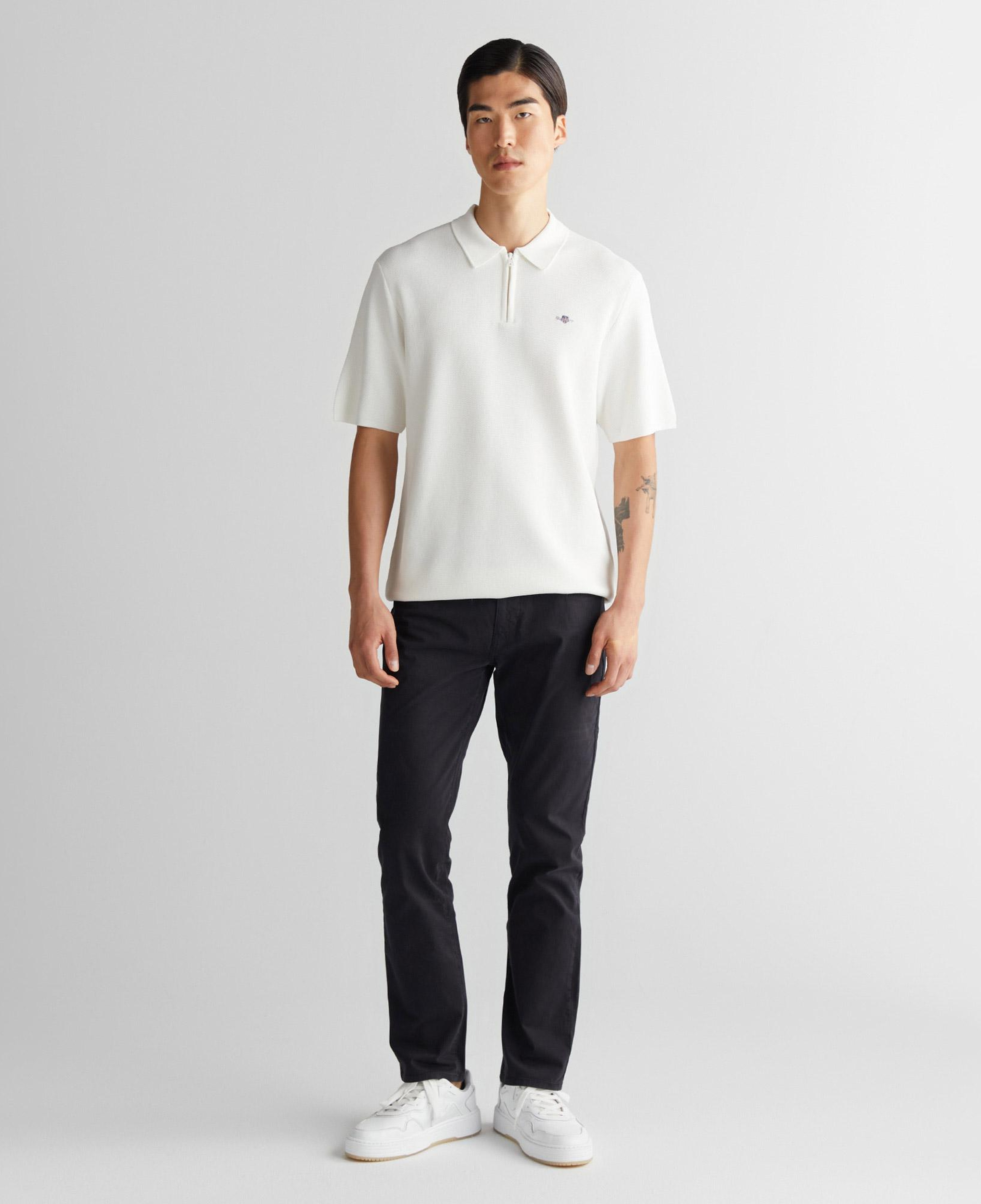 GANT Erkek Krem Regular Fit Triko
