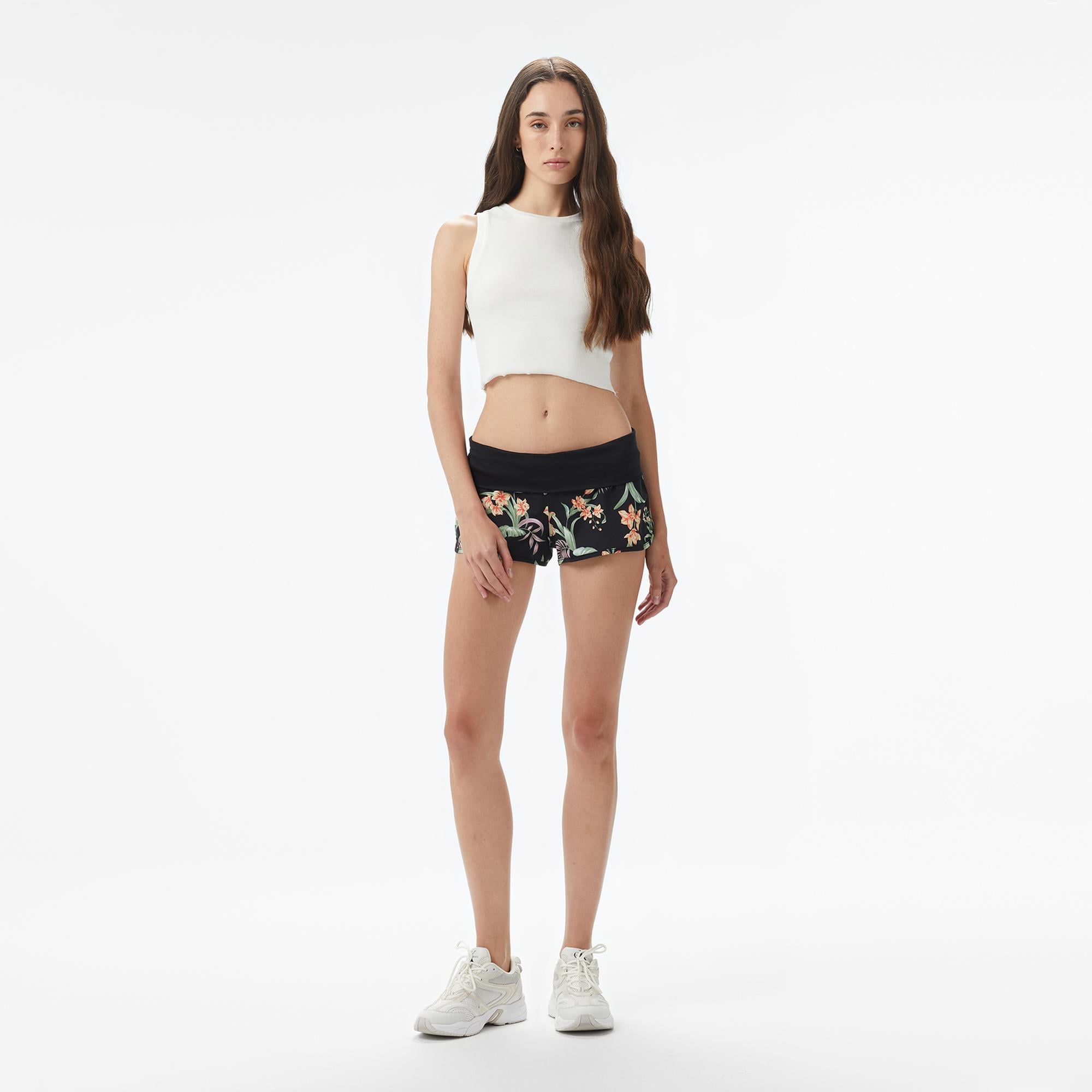 Roxy Endless Summer Printed BS Kadın Siyah Deniz Şortu