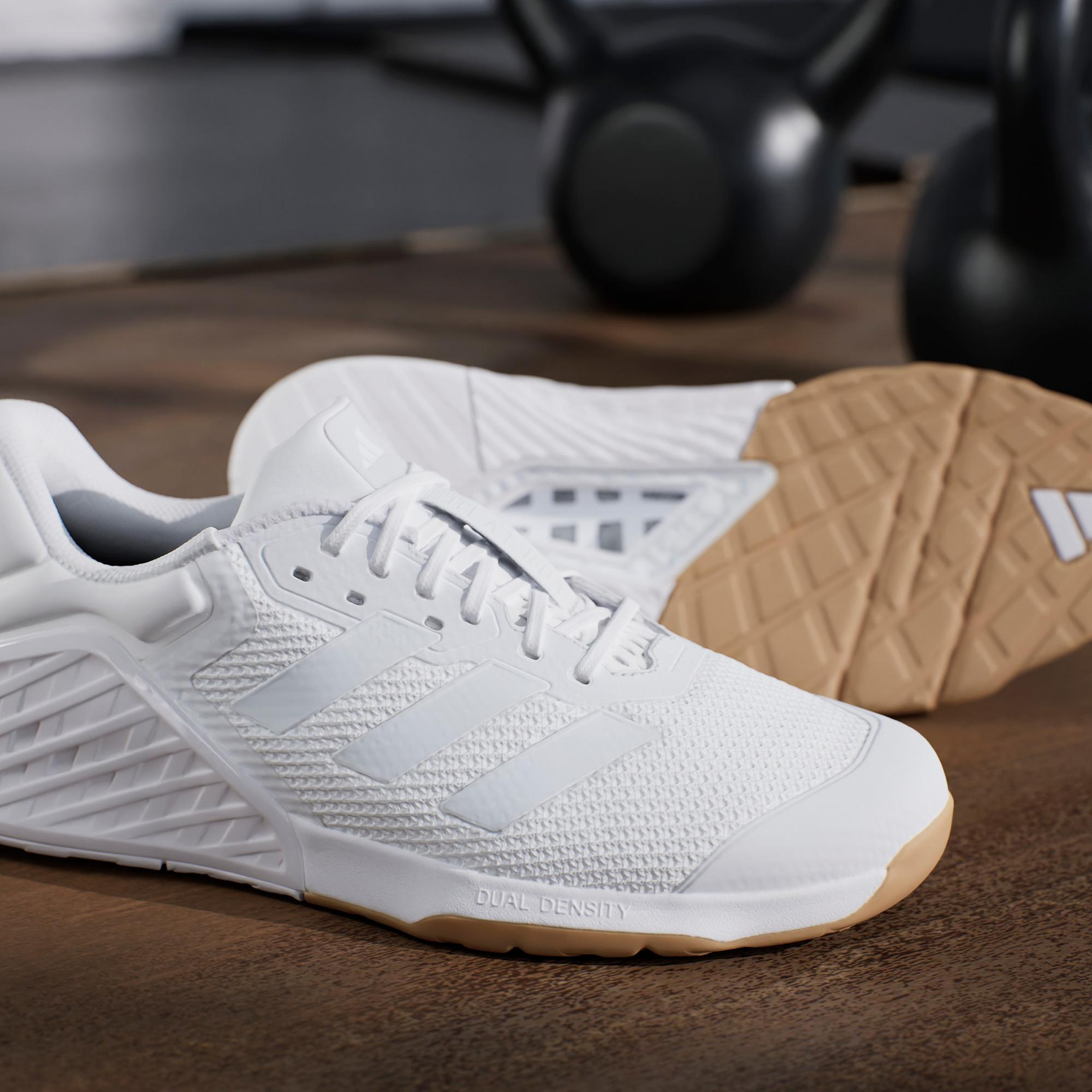 adidas Dropset 3 Trainer Unisex Beyaz Antrenman Ayakkabısı