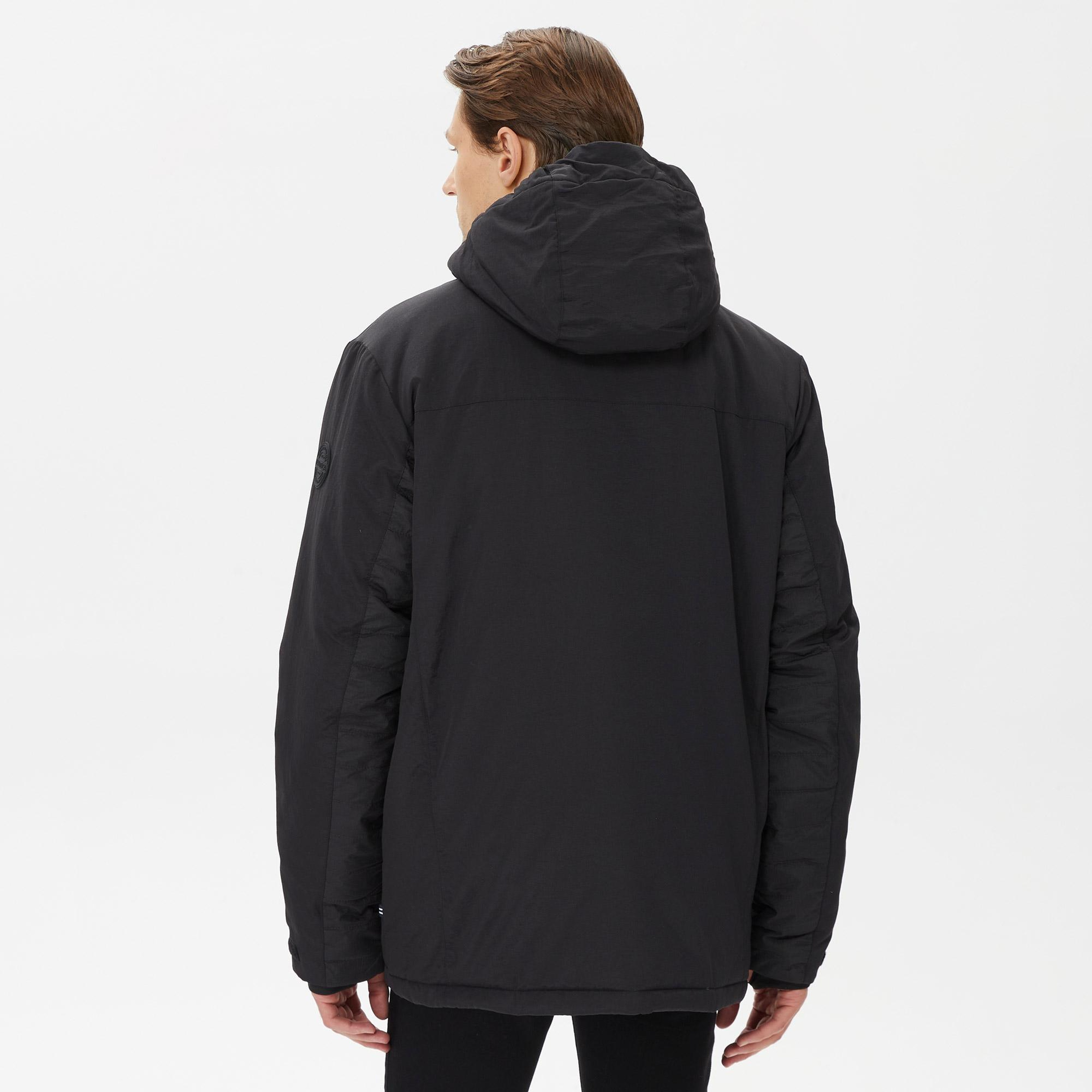 Nautica Erkek Siyah Standart Fit Mont