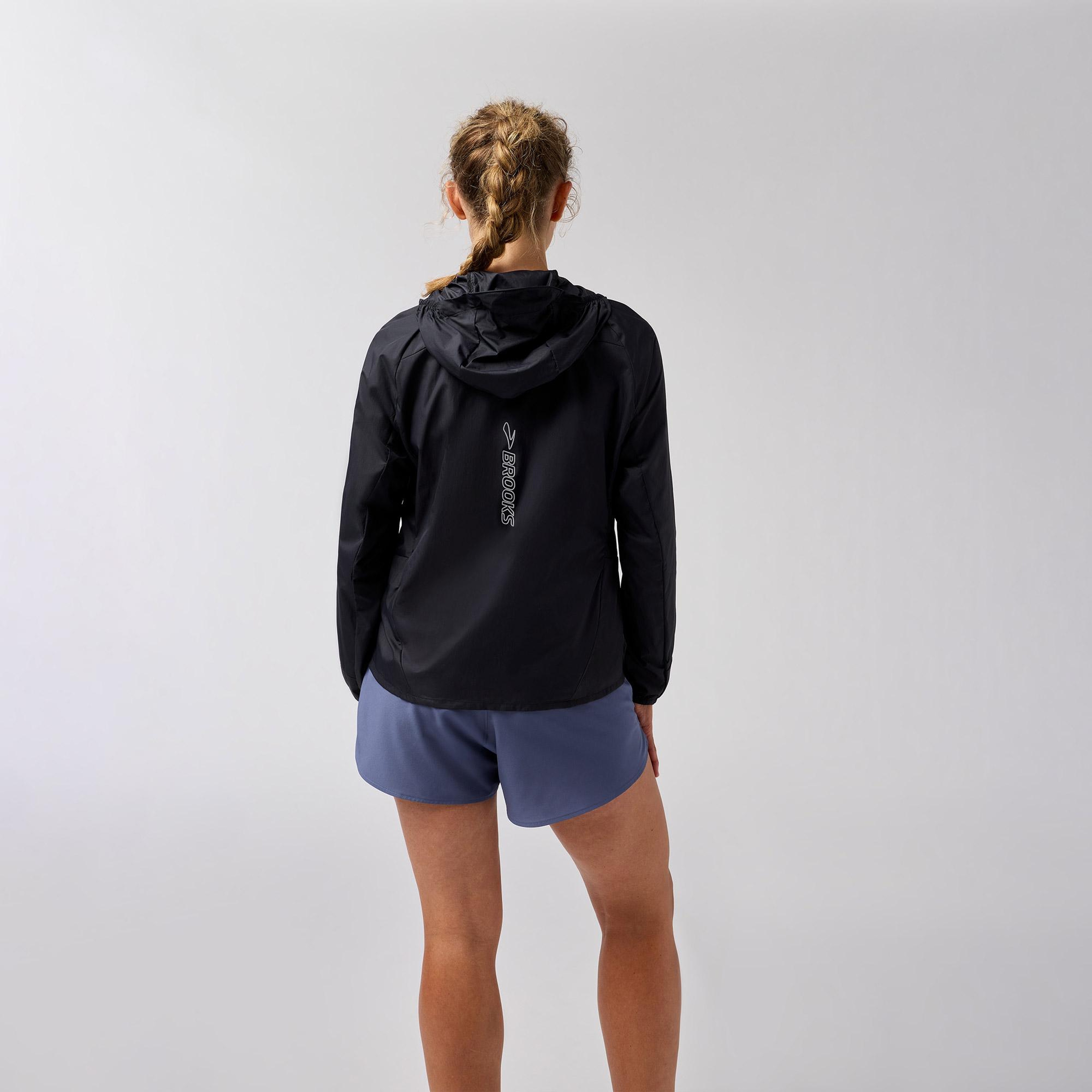 Brooks Canopy 2.0 Kadın Siyah Koşu Ceketi