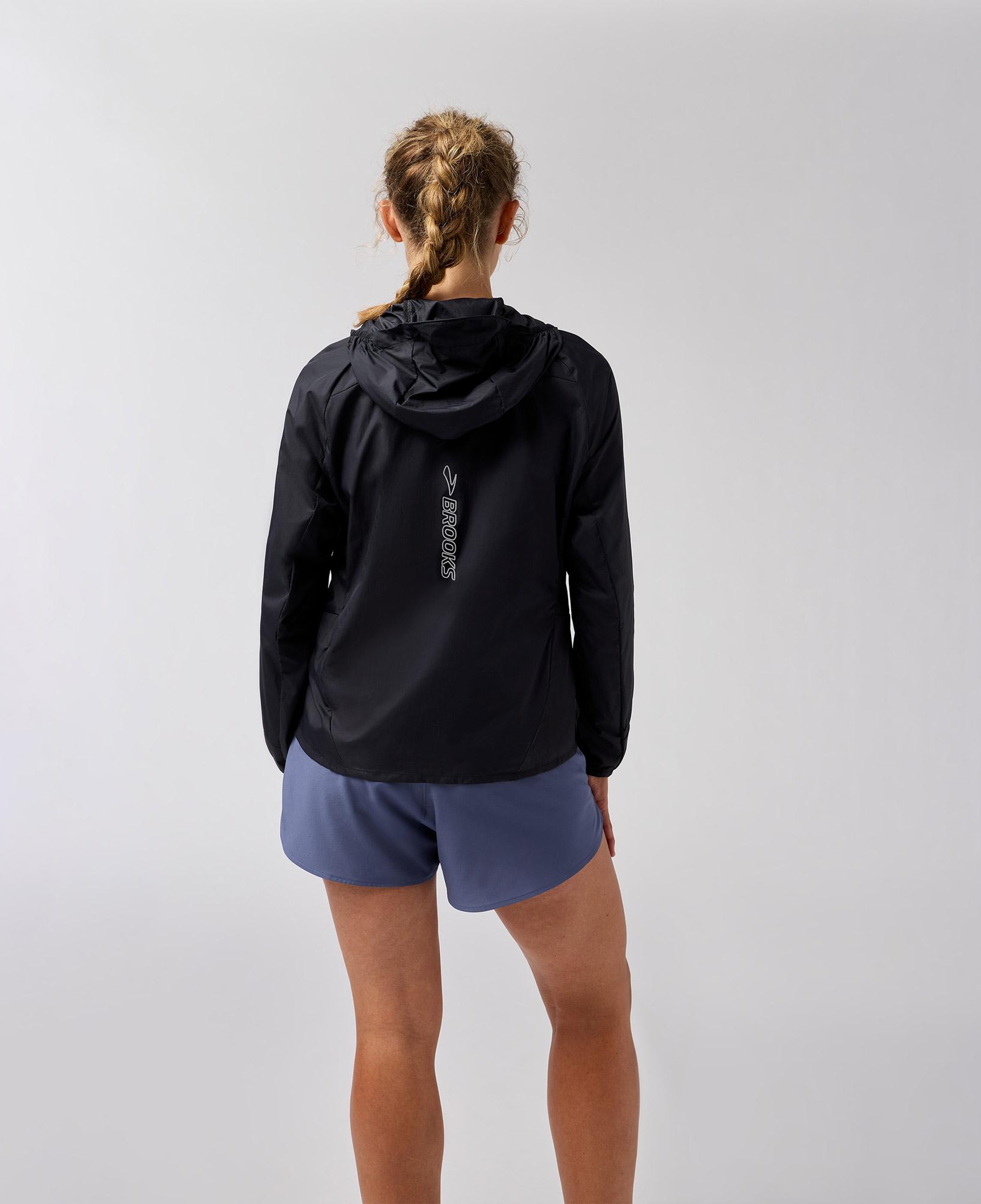 Brooks Canopy 2.0 Kadın Siyah Koşu Ceketi